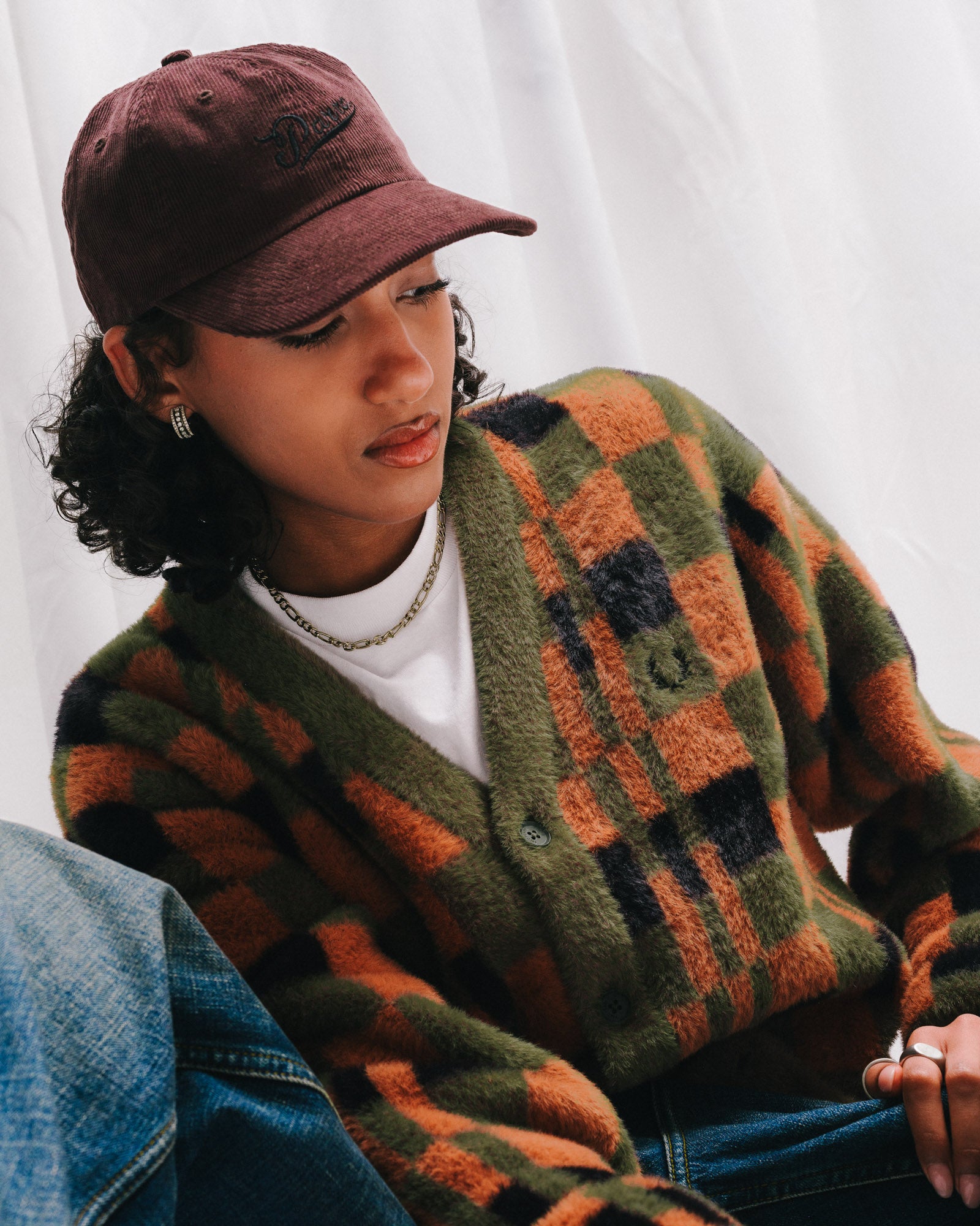 Parra Fancy Logo 6 Panel Hat Brown Caps Close-up | Overkill