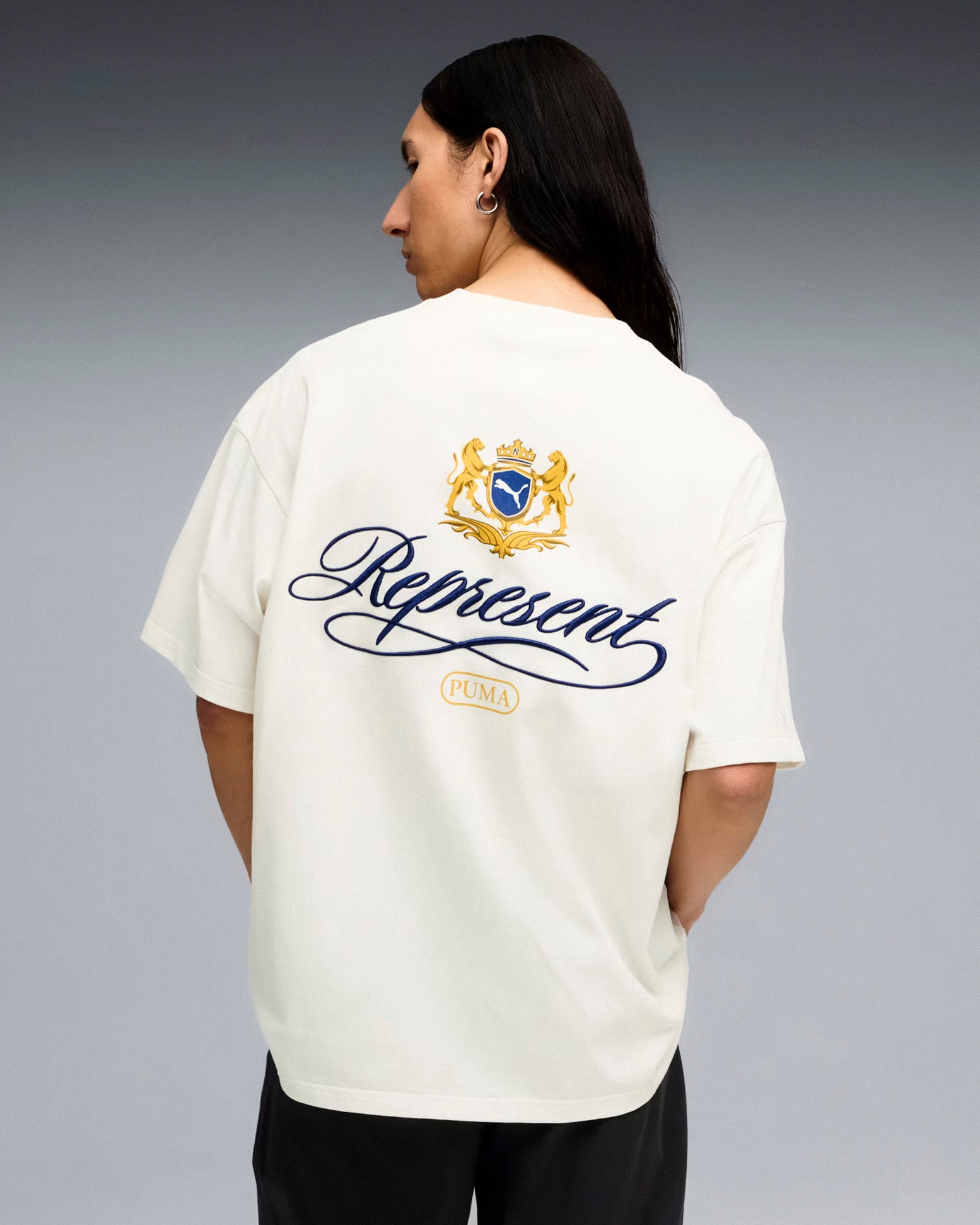 Puma Graphic Tee Shoji T-Shirts 632544 31 On Model Back View | Overkill