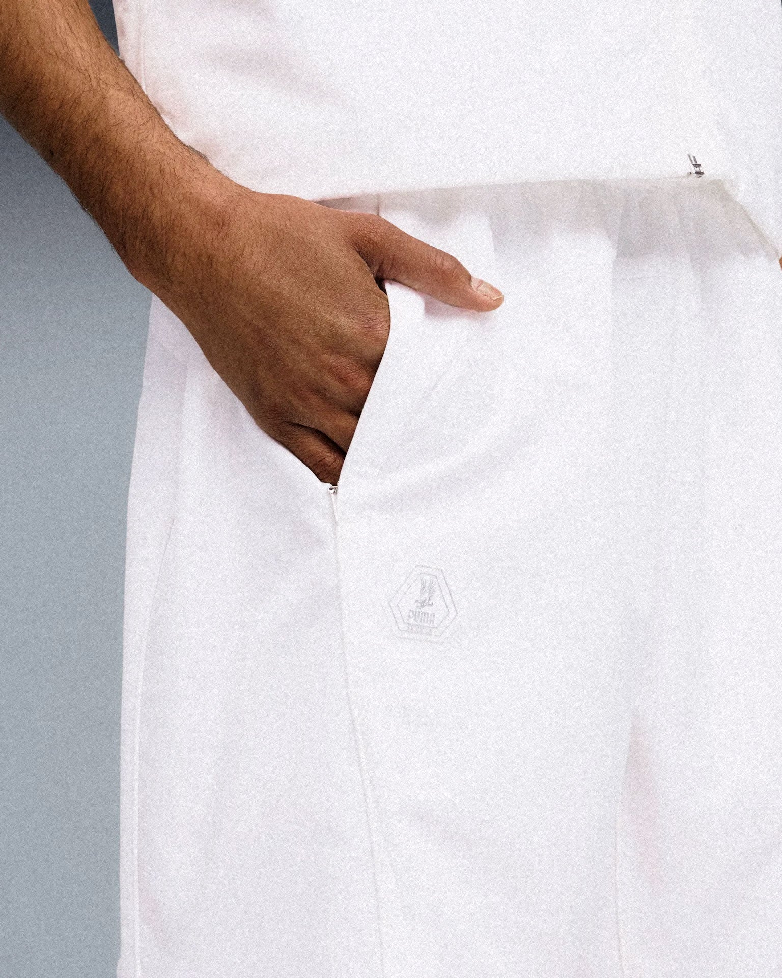 Skepta x Puma CLRT Shorts Puma White Shorts 634179 02 Style Inspiration | Overkill