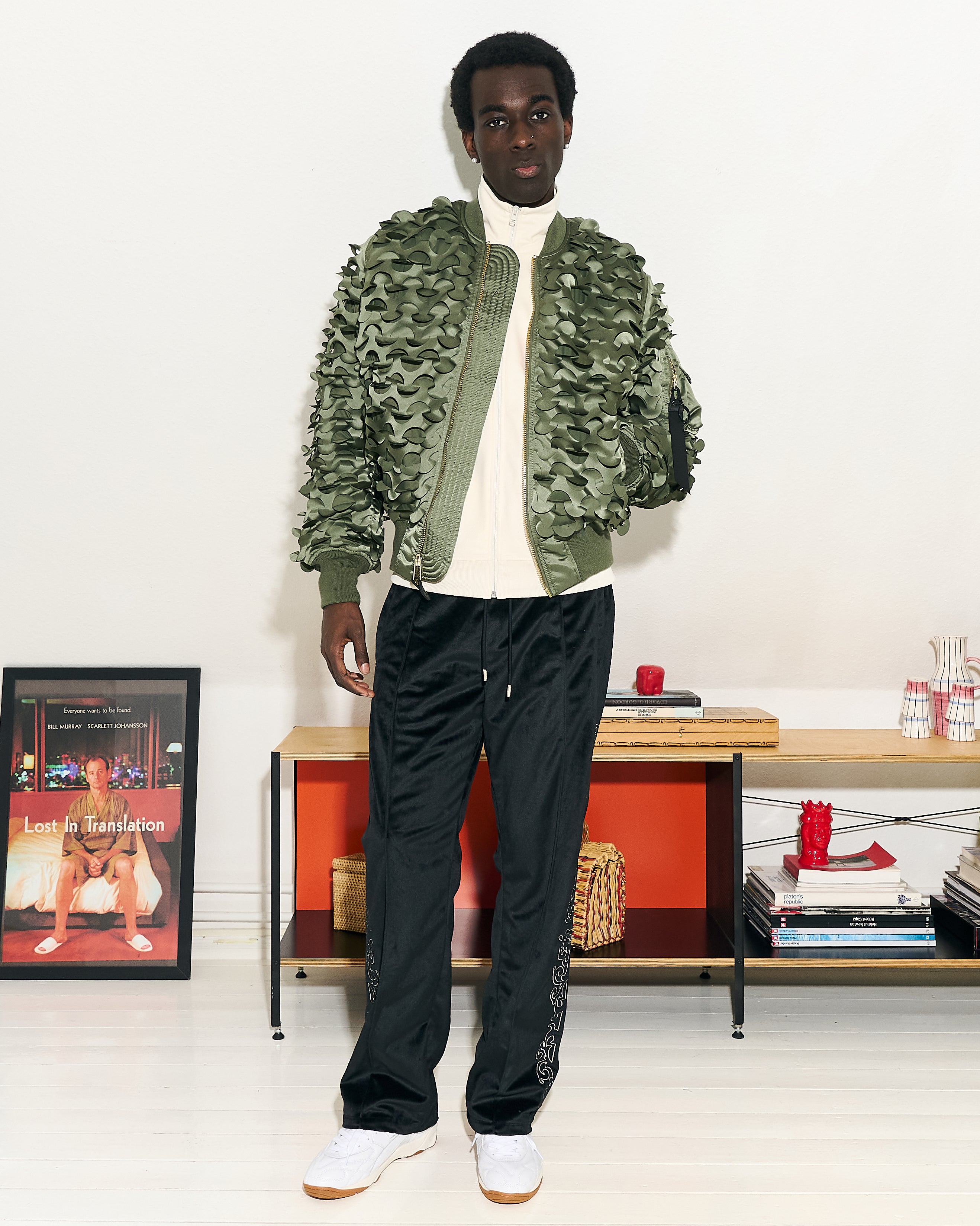 Alpha Industries MA-1 ULCANS Flight Jacket Sage Green Bomber & Varsity Jackets Close-up | Overkill