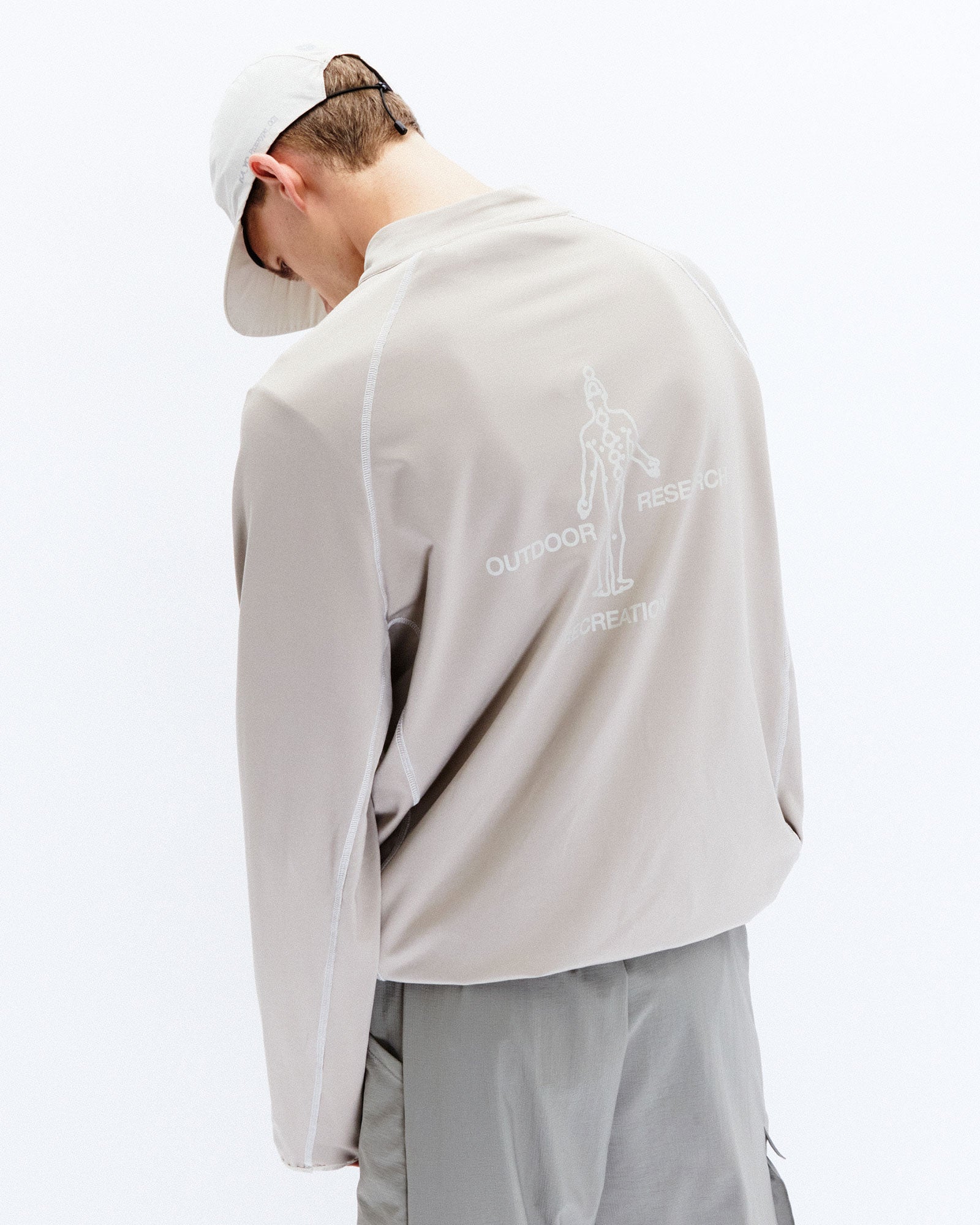 KA_YO_Prototype Half Zip Base Layer Solaris Sand Sweatshirts Detail view 1 | Overkill