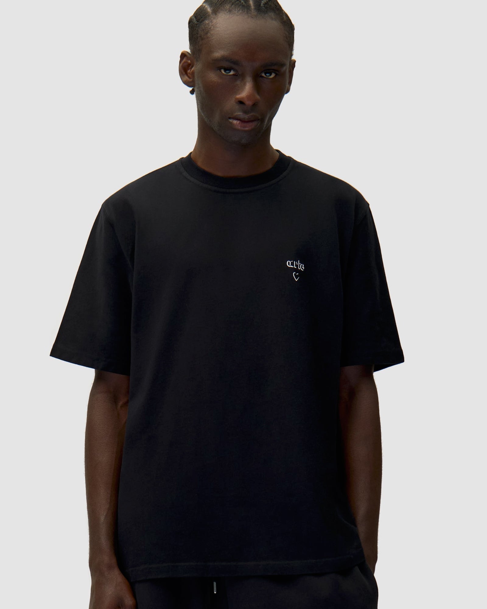 Arte Heart T-Shirt Black T-Shirts AW25-104T / Black Style Inspiration | Overkill