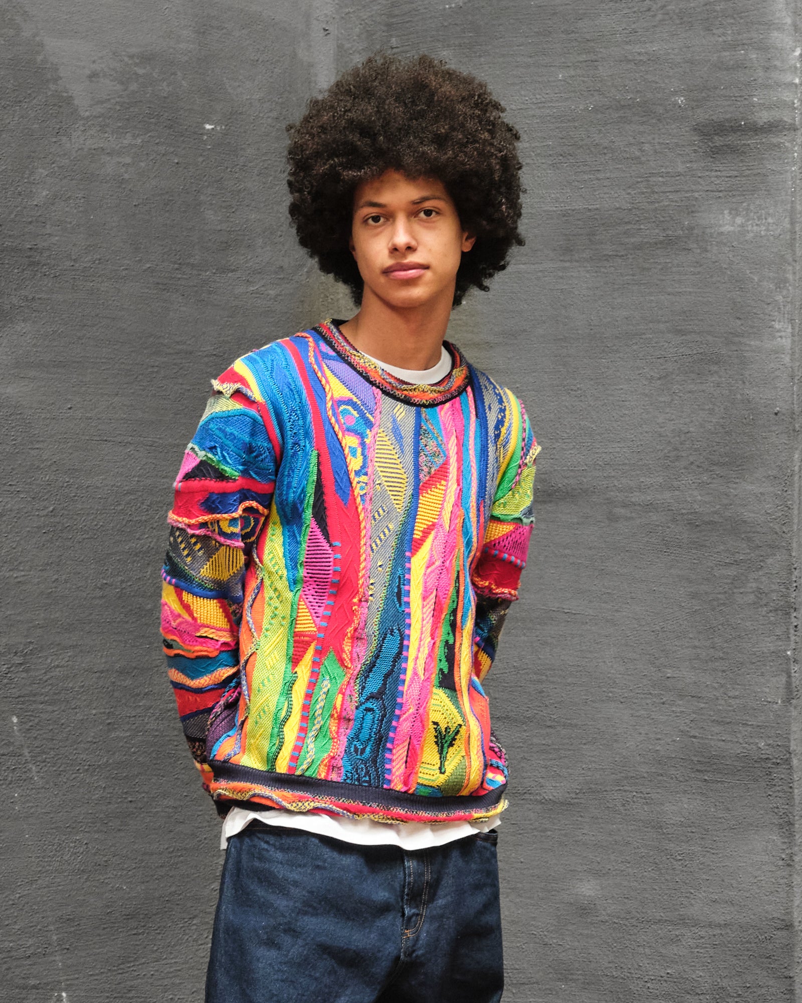 Carlo Colucci Pullover Multicolored Sweatshirts Close-up | Overkill