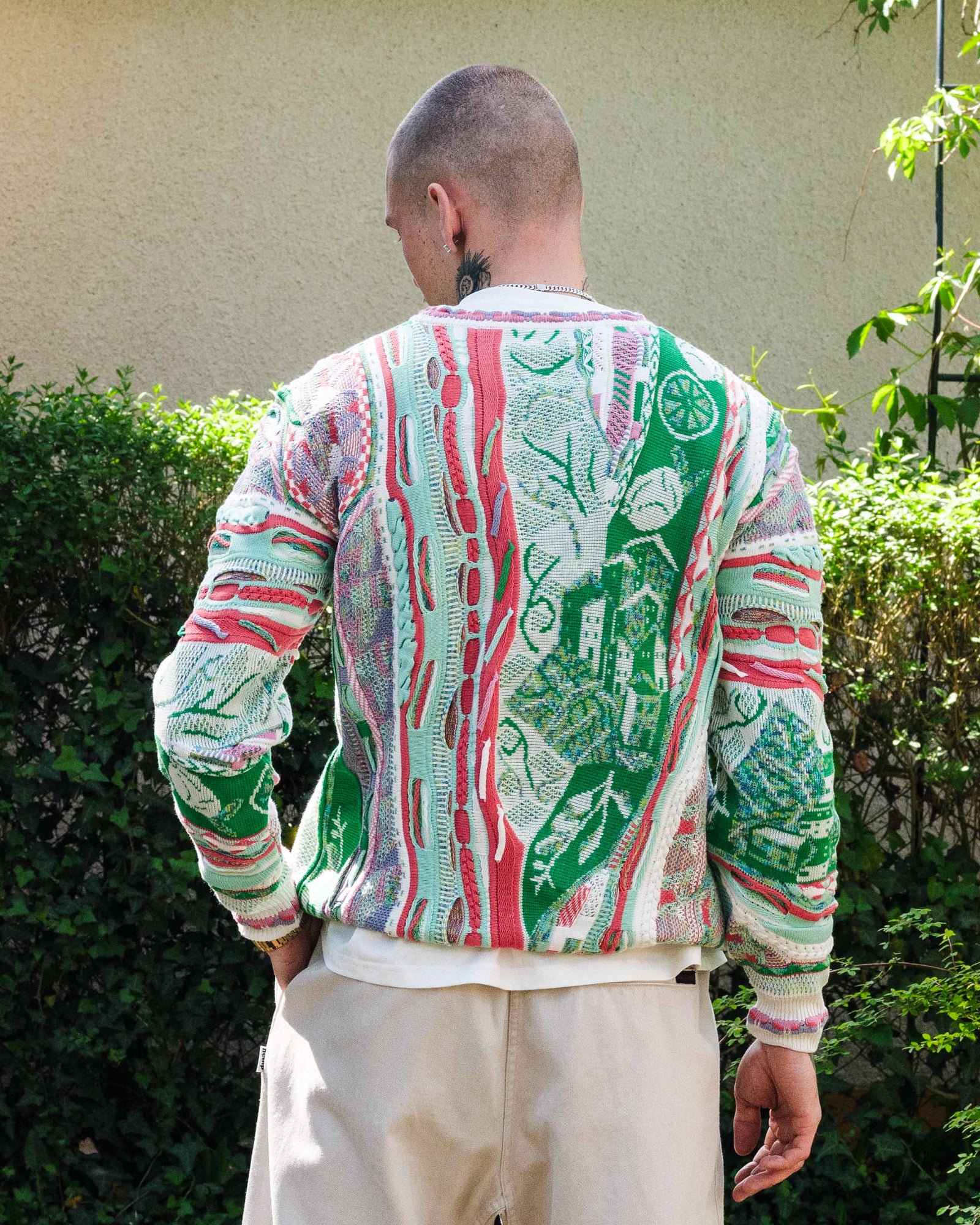 Carlo Colucci Carlo Colucci Pullover C12507 471 / Multicolor Multicolor Sweatshirts Detailfoto | Overkill