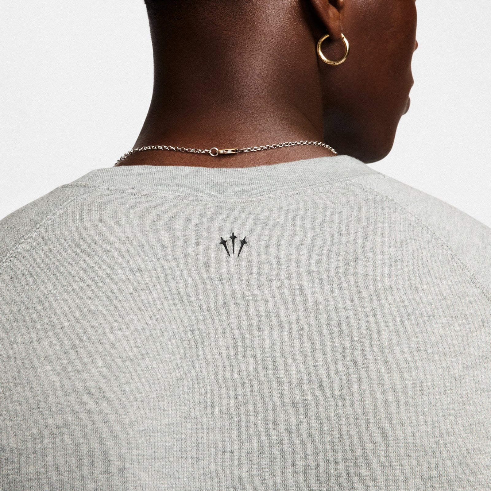 Nike NRG CS Fleece Crew Dark Grey Heather / Black Sweatshirts Detail view 1 | Overkill