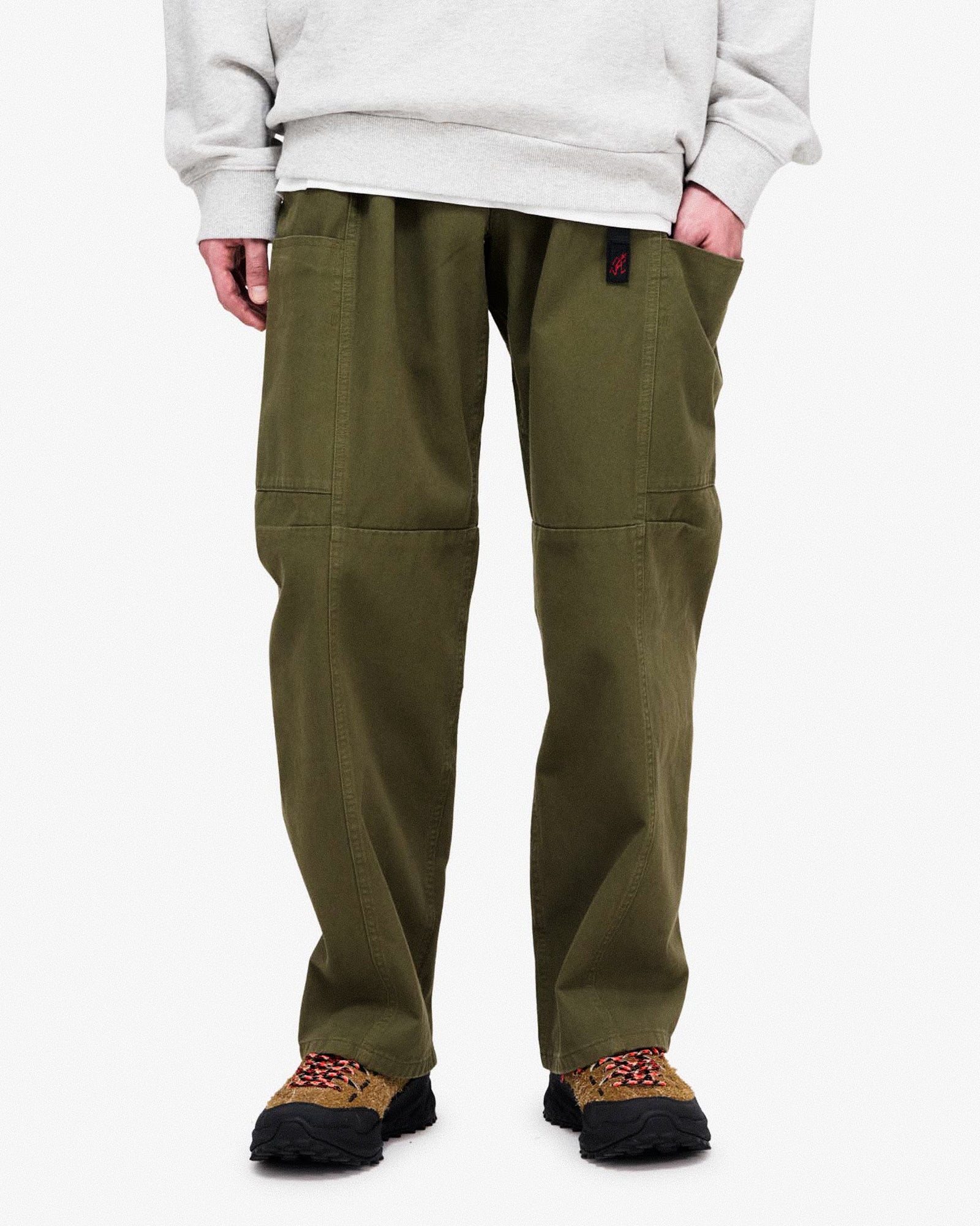 Gramicci Voyager Pant Olive Casual Pants Close-up | Overkill