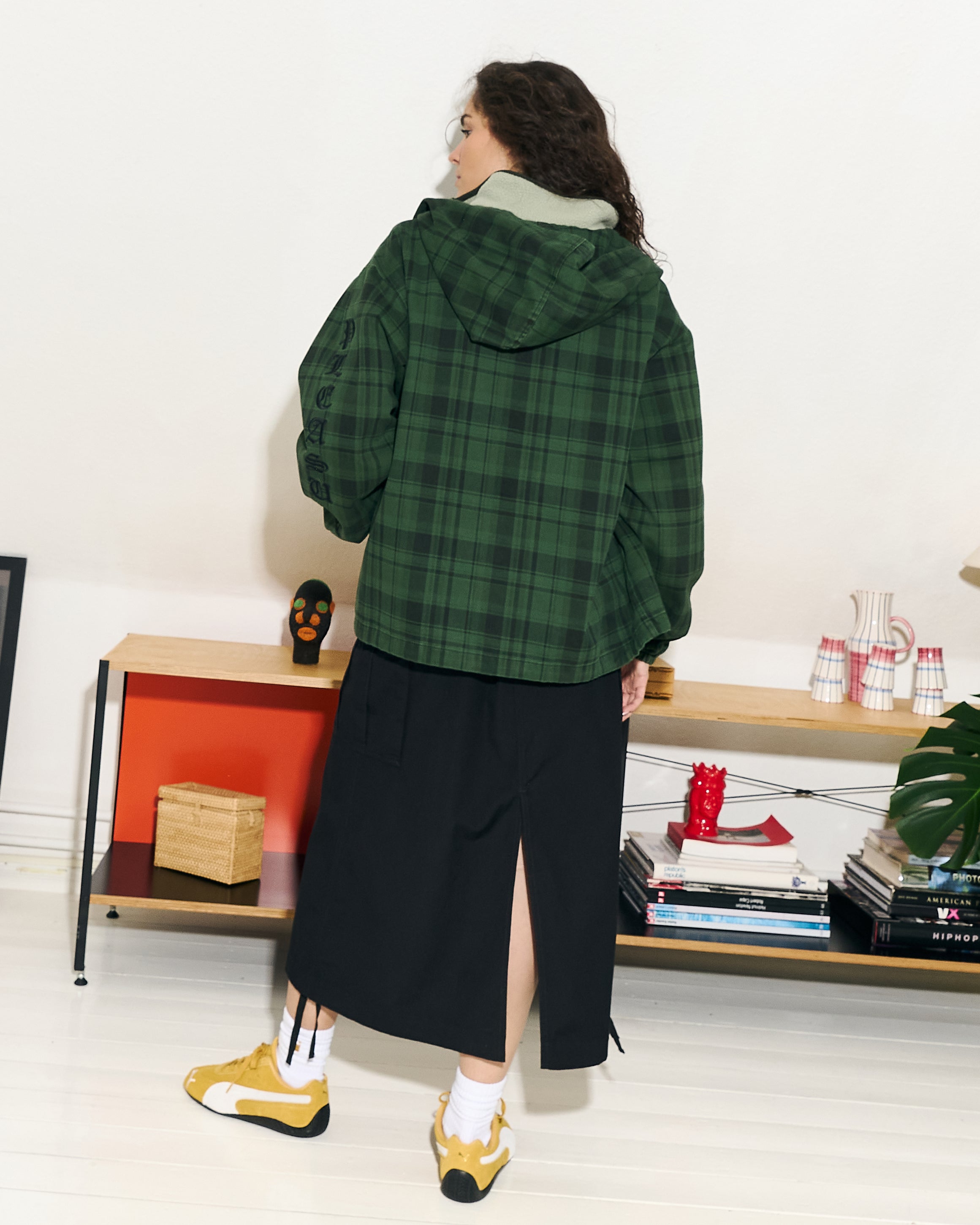Carhartt WIP W Cargo Skirt Long Black Rinsed Skirts Detailfoto | Overkill