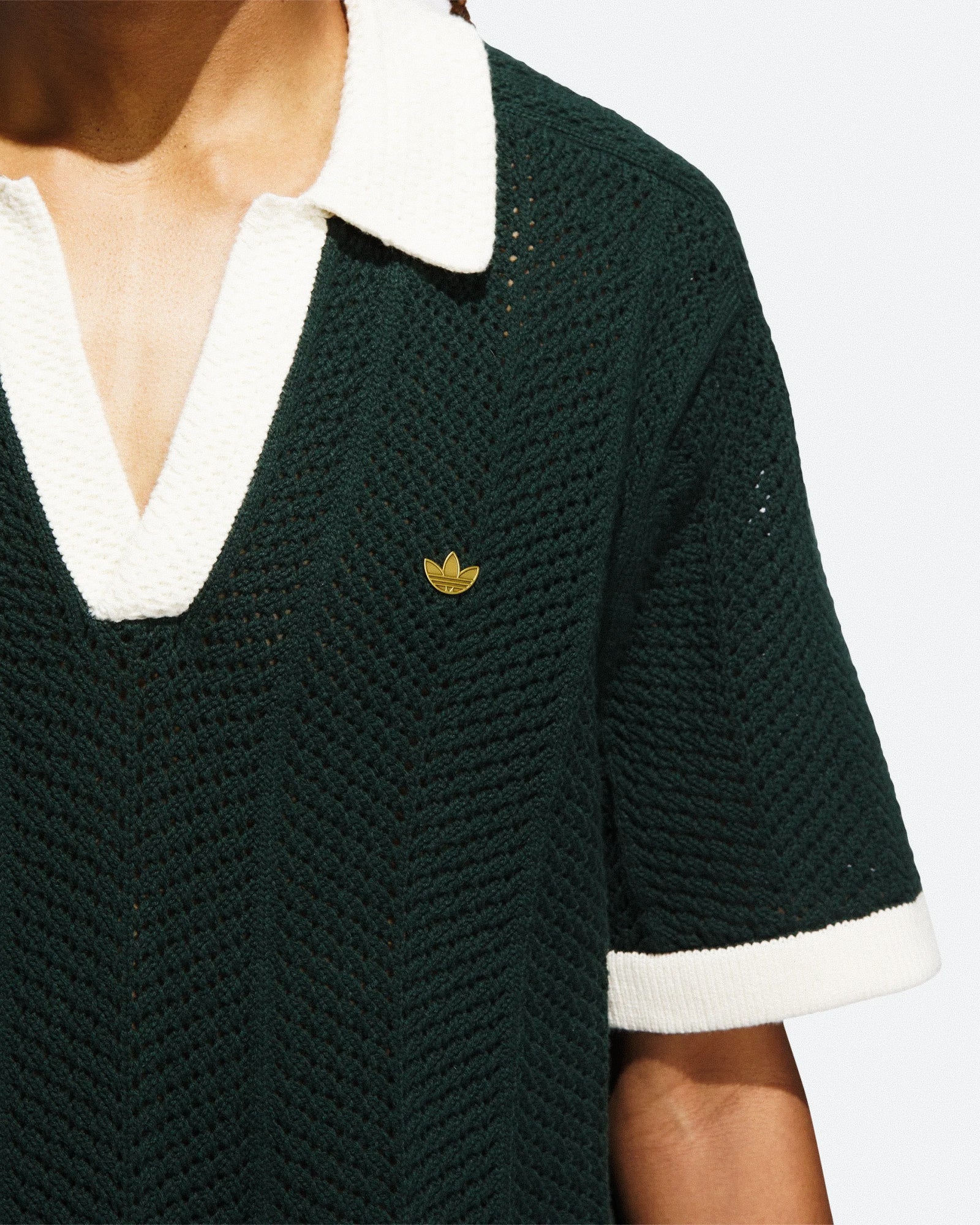 Clot x adidas Knit Polo Green Night Polo IK2942 Style Inspiration | Overkill