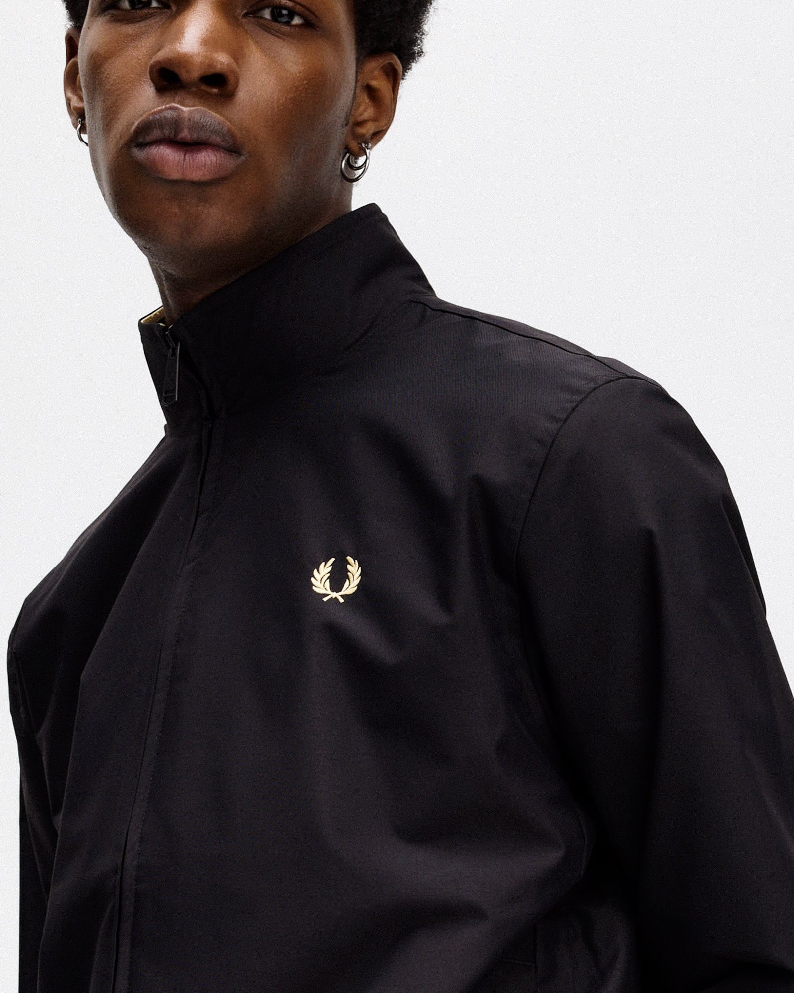 Fred Perry The Brentham Jacket Black Track Jackets Detail view 2 | Overkill