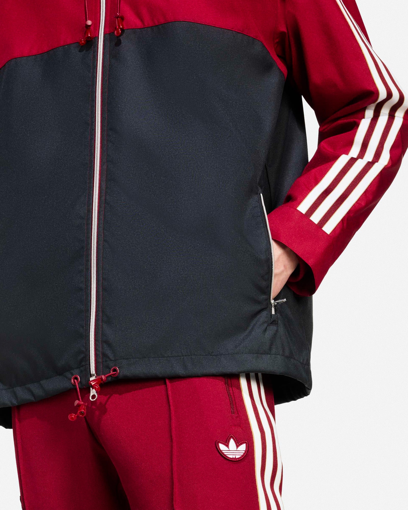adidas FC Arsenal Icon Parka Team Coll Burgundy 2 / Black Jackets JM9394 Style Inspiration | Overkill