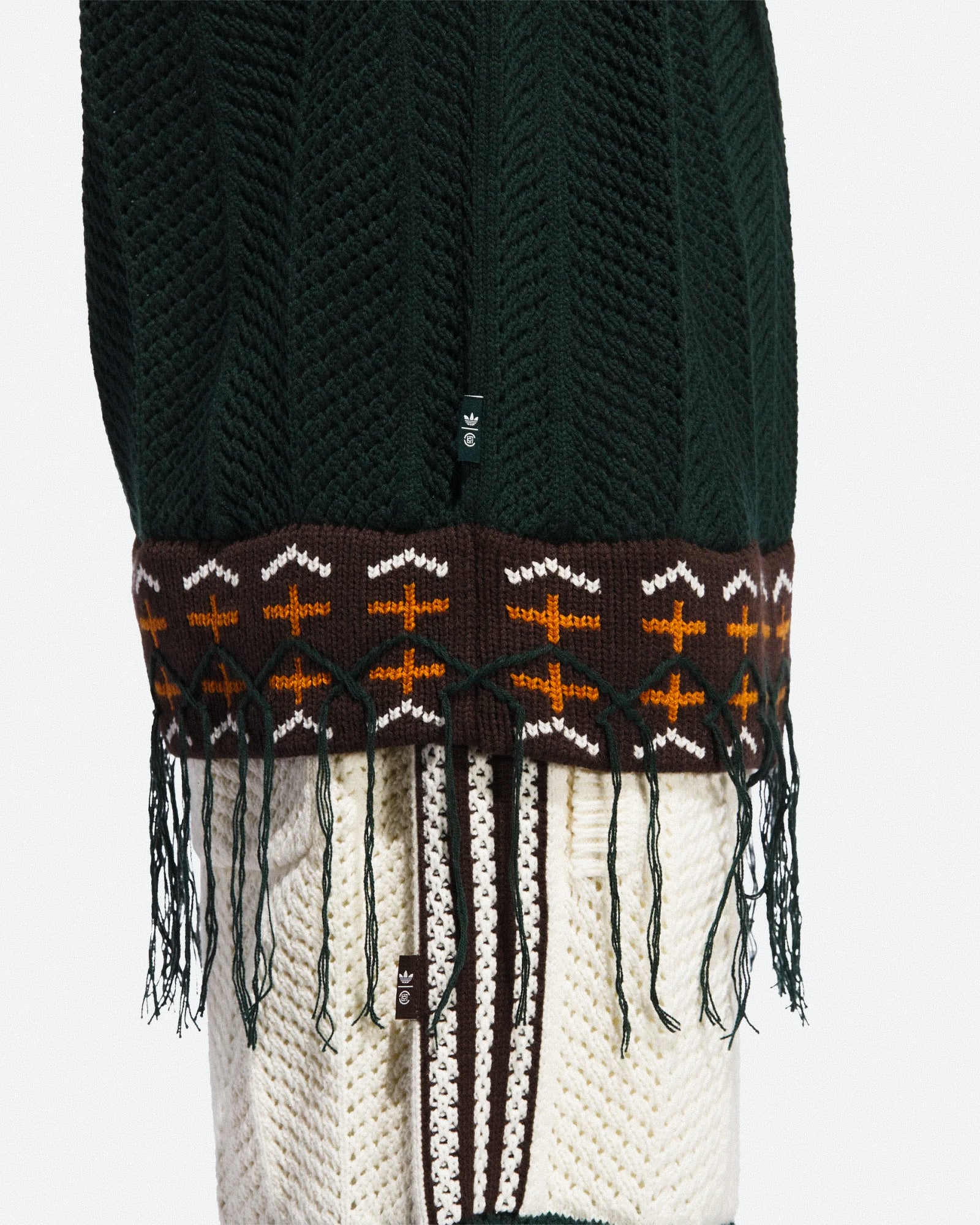 adidas Knit Vest Green Night Vest JP1606 Model Detail 1 | Overkill