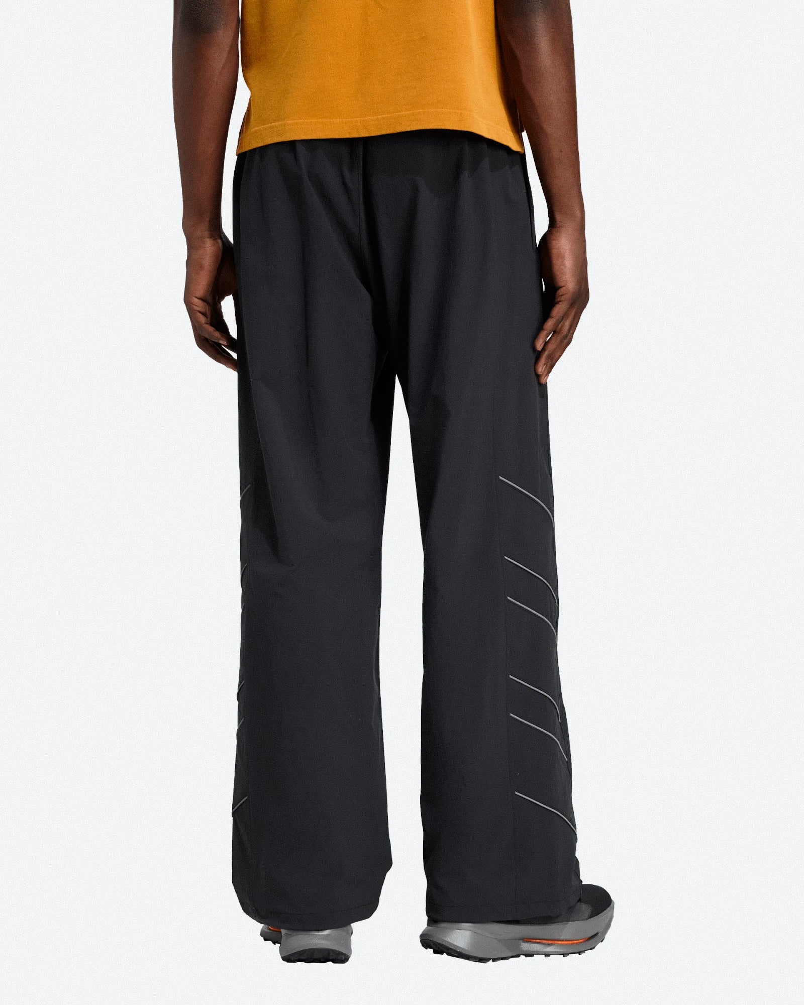 adidas Equipment Football Track Pant Black Pant JV7643 On Model Back View | Overkill