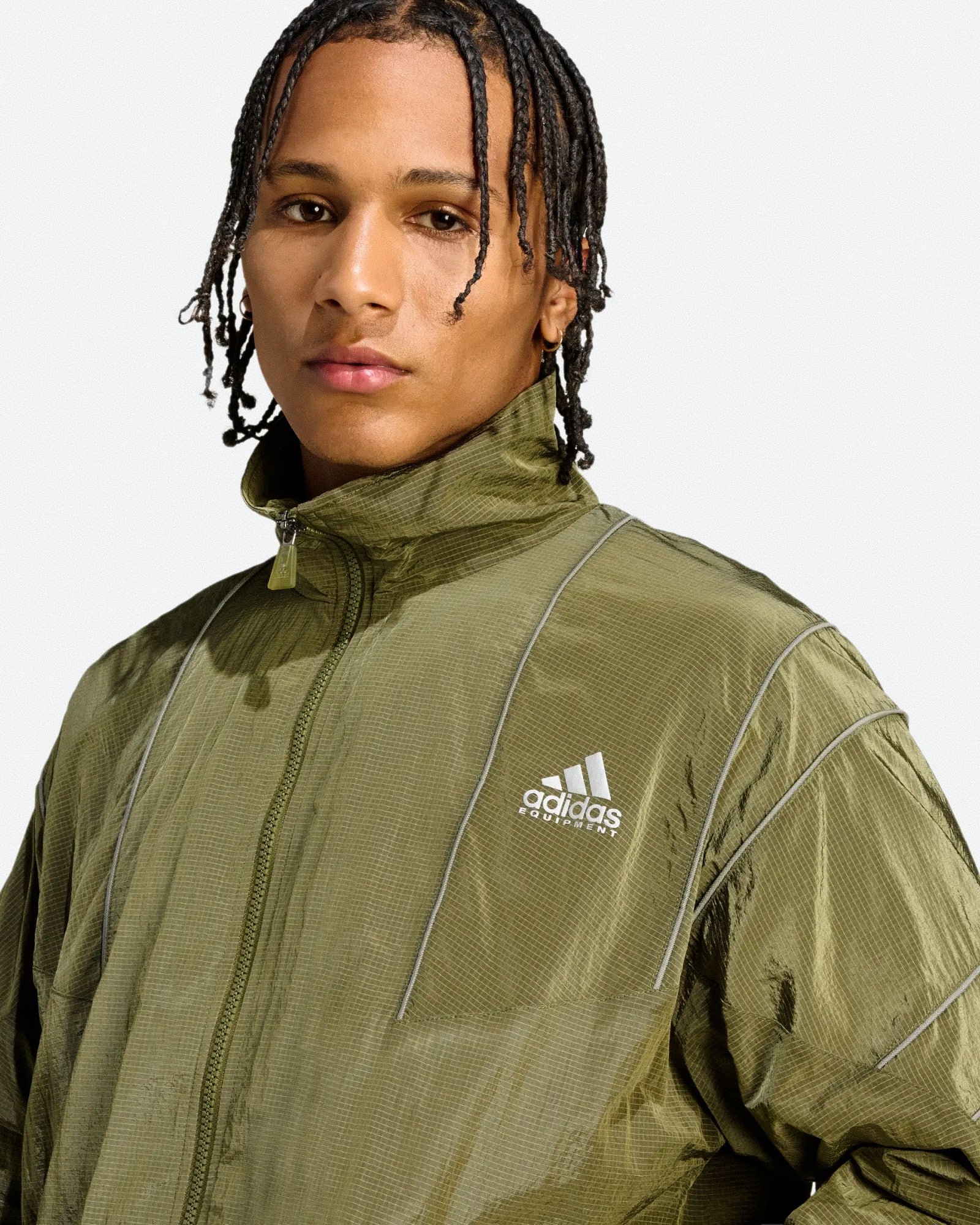 adidas Equipment Football Track Top Focus Olive Track Top JV7644 Style Inspiration | Overkill