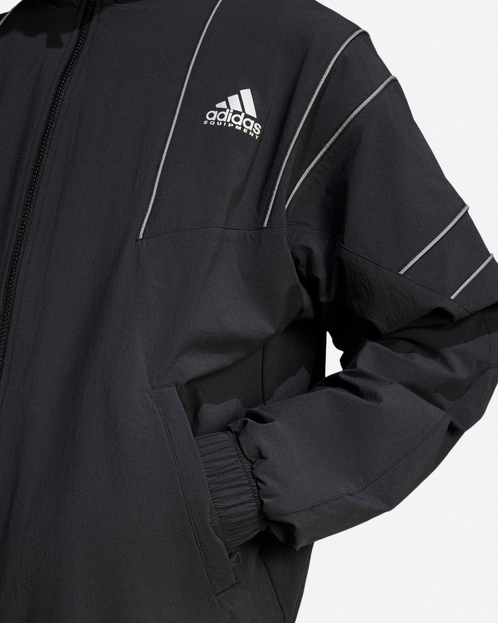adidas Equipment Football Track Top Black Track Jackets JV7645 Style Inspiration | Overkill