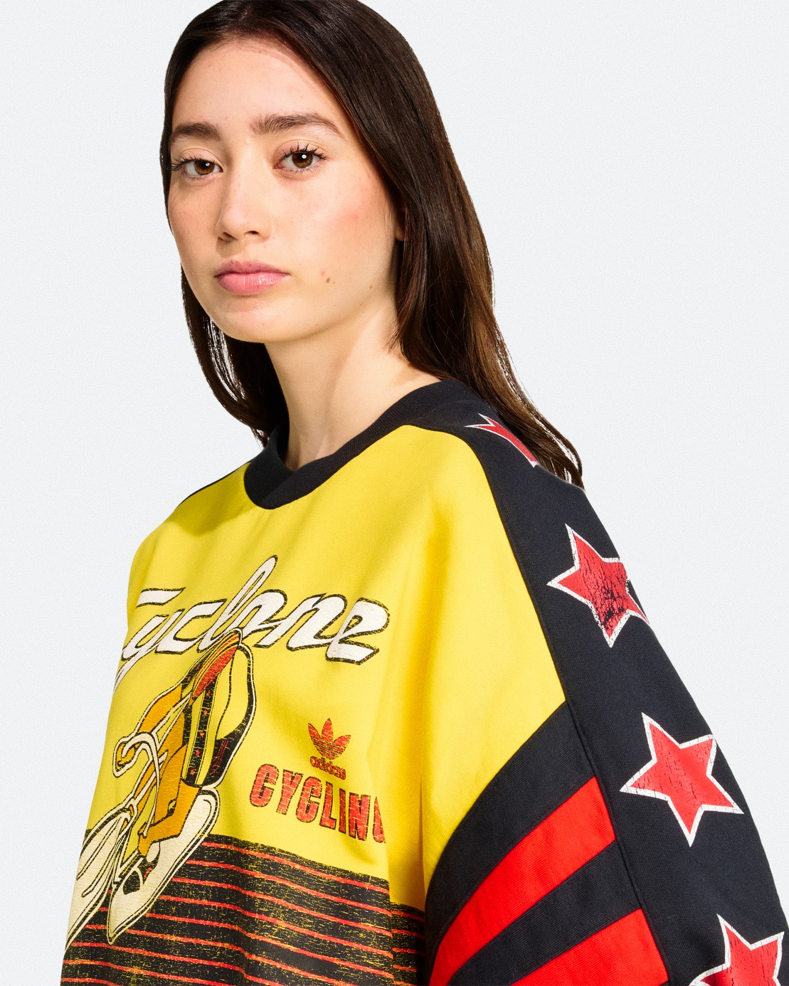 adidas Cycling Crew EQT Yellow / Cloud White / Black Sweatshirts JW0147 Style Inspiration | Overkill