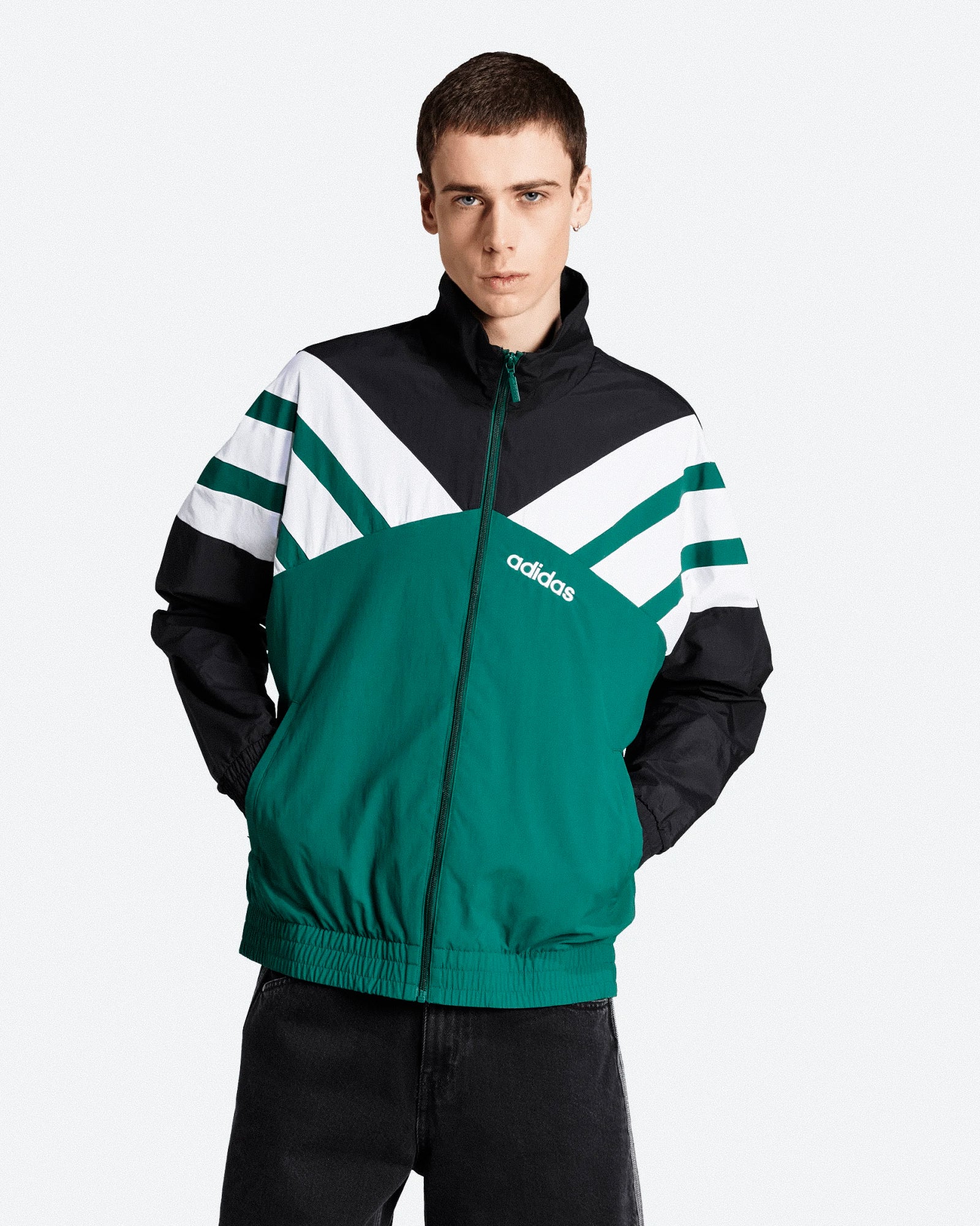 Adidas Track Top Collegiate Green / Black Track Jackets JX3053 | Overkill