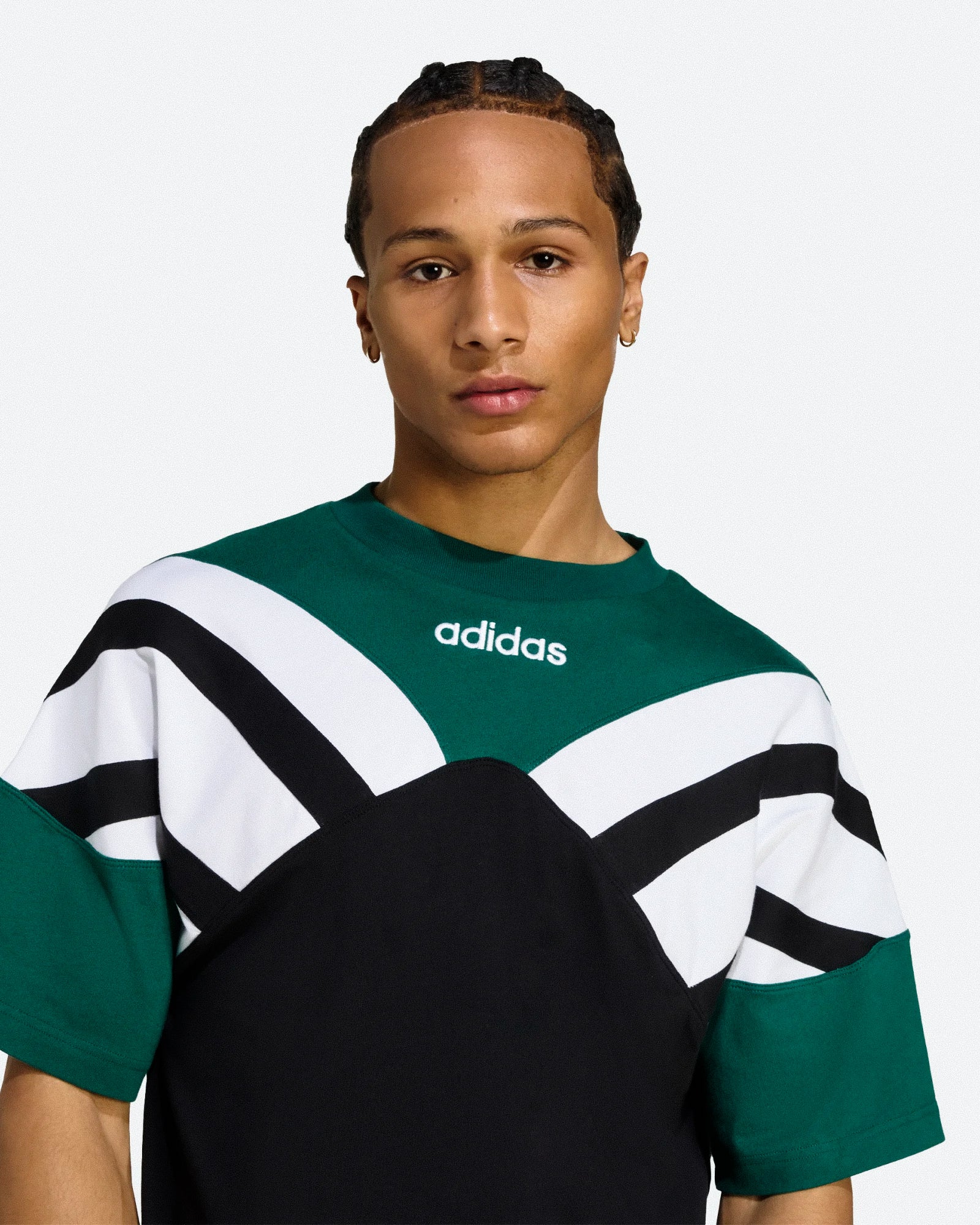 Adidas Cutline Tee Black / Collegiate Green T-Shirts JX3075 Style Inspiration | Overkill