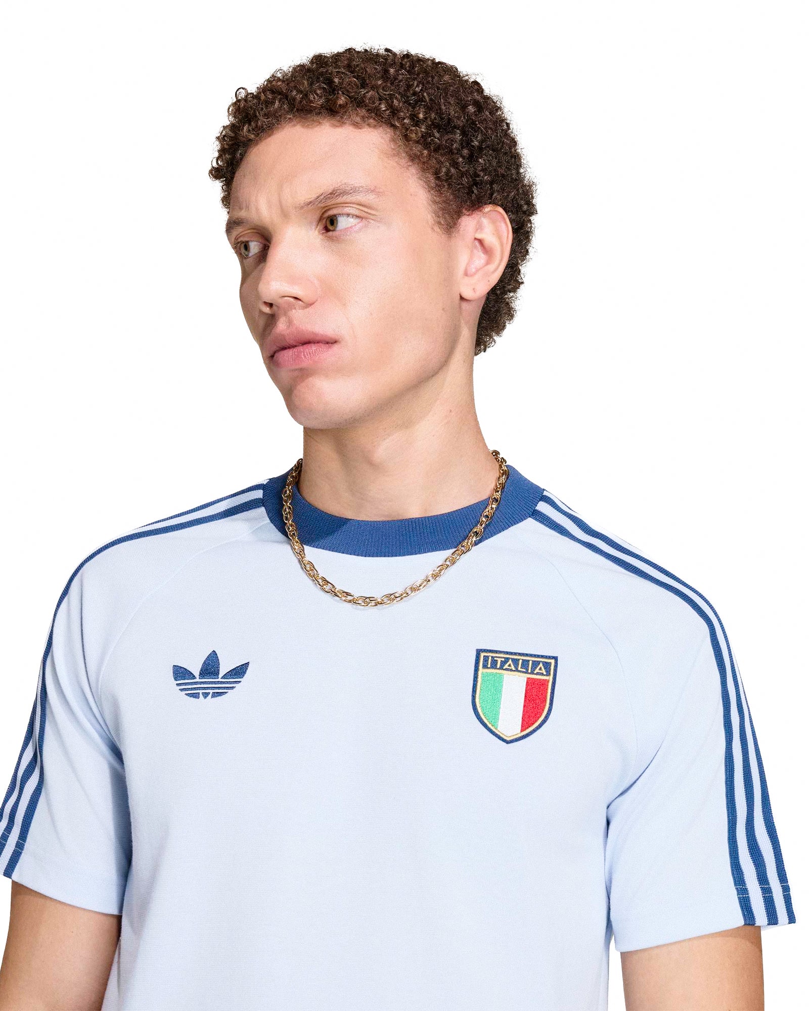 adidas FIGC Italy OG Tee Aero Blue T-Shirts JY9624 Style Inspiration | Overkill