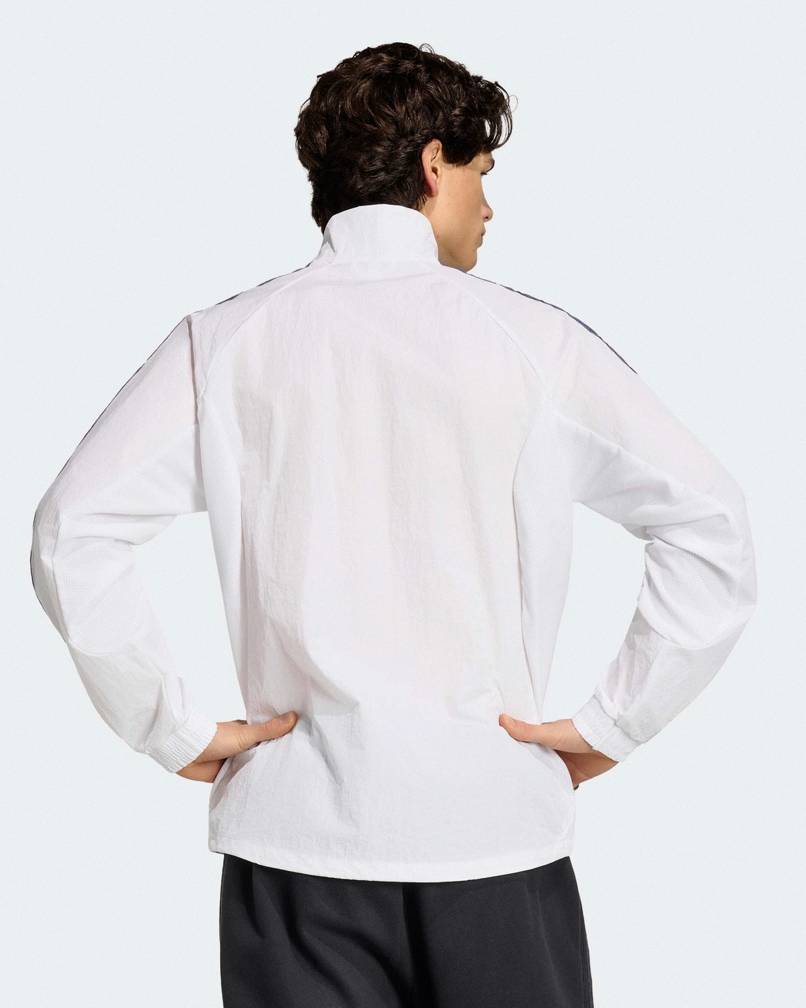 adidas AFA Argentina Home Anthem Jacket 26 White Track Jackets JZ6285 On Model Back View | Overkill