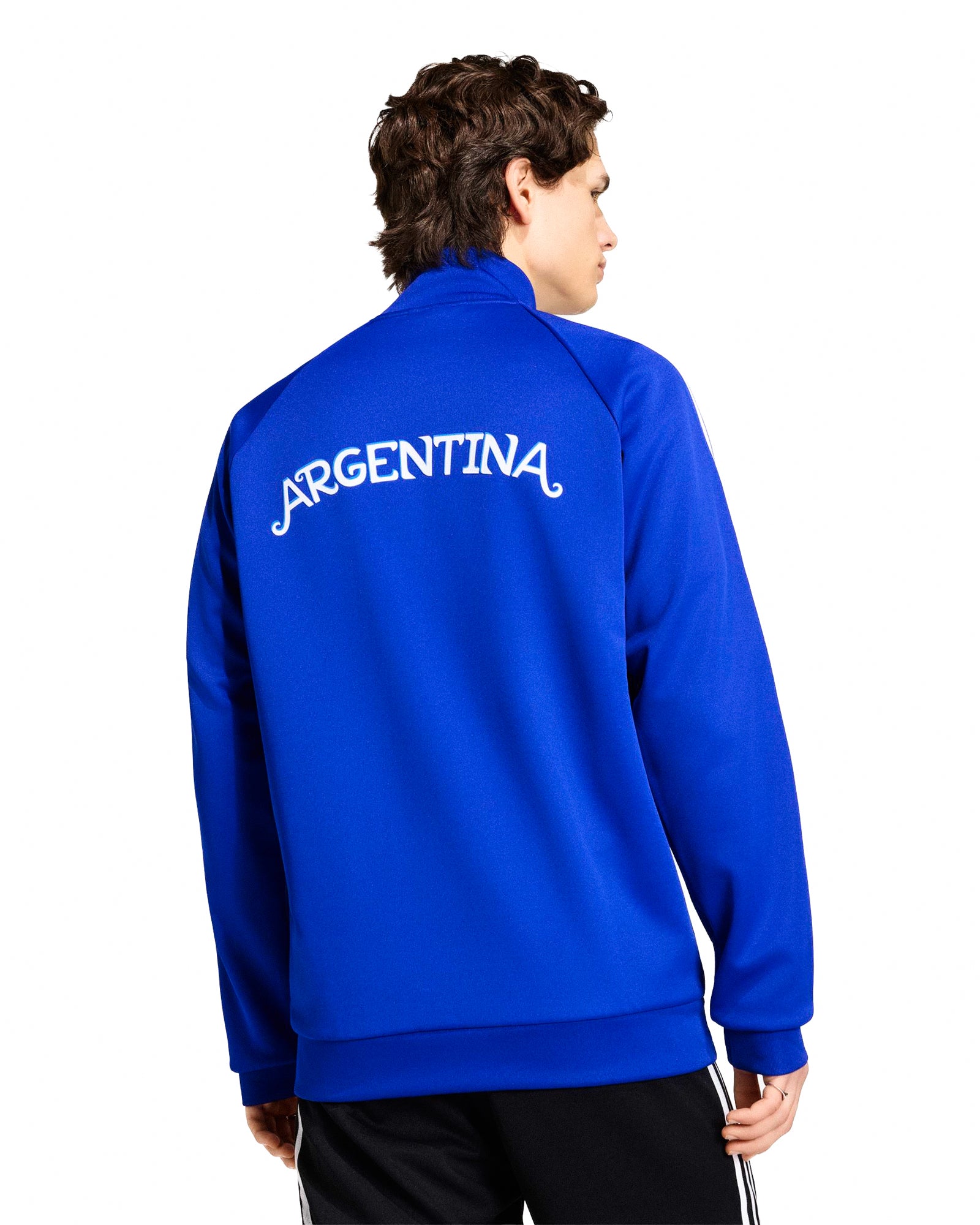 adidas AFA Argentina OG Track Top Lucid Blue Track Jackets JZ6305 On Model Back View | Overkill