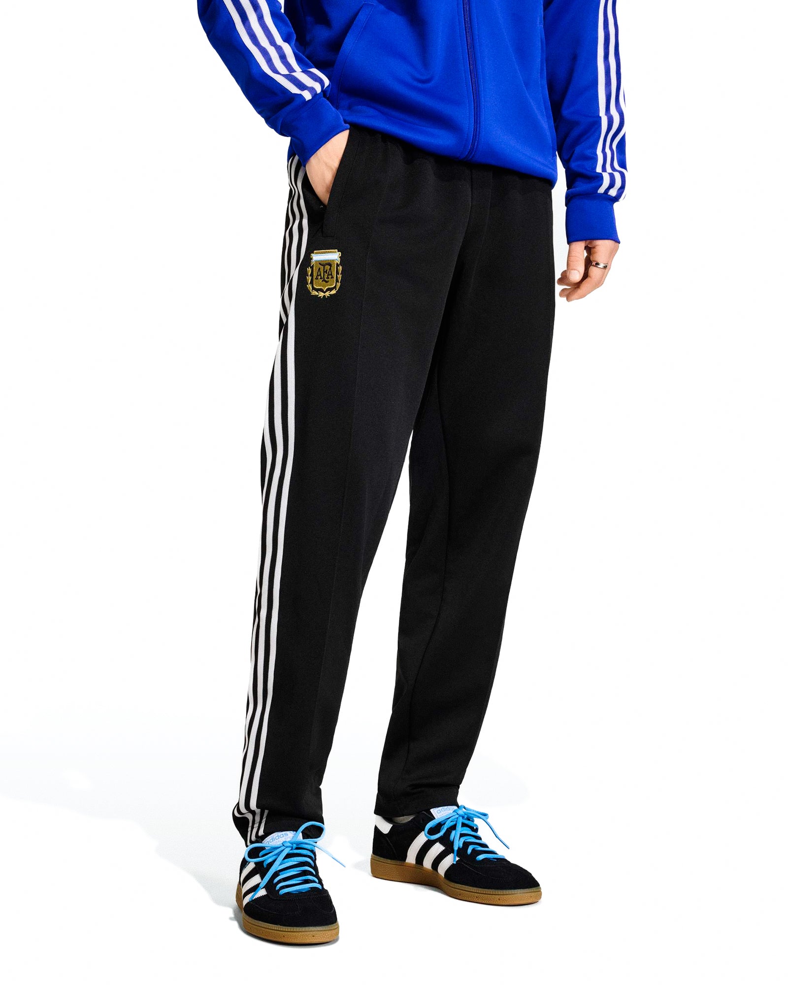 adidas AFA Argentina OG Track Pant Black Sweat & Track Pants JZ6306 On Model Front View | Overkill