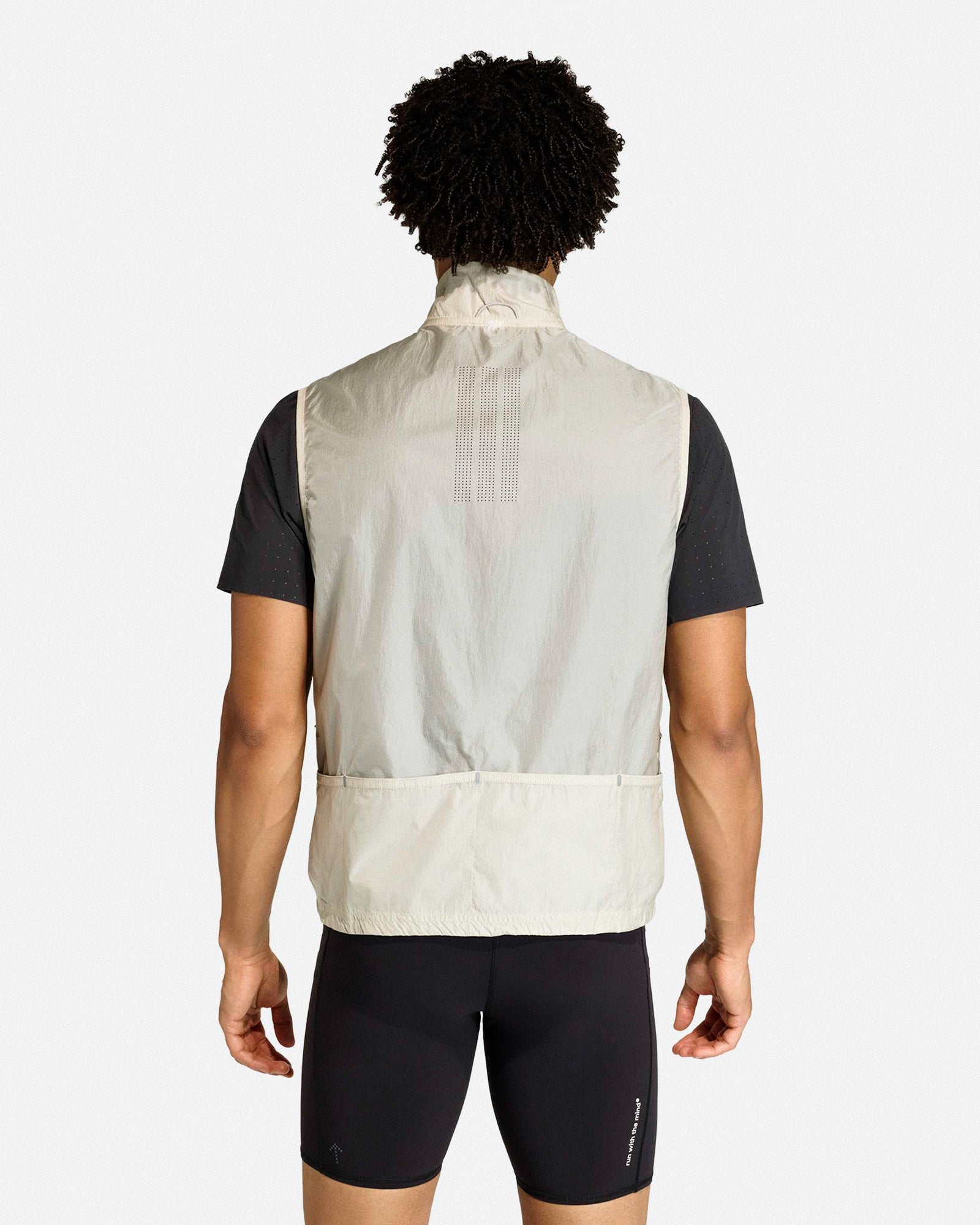 adidas Adi365 Vest Putty Grey Vests JZ7759 On Model Back View | Overkill