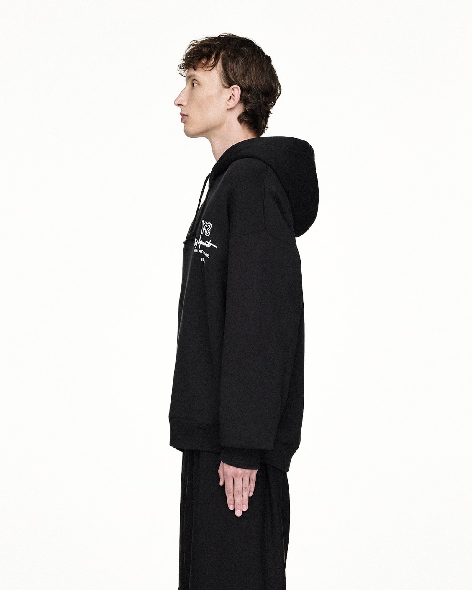 Y-3 M Merch Hoodie Black Hoodies KB2604 Style Inspiration | Overkill