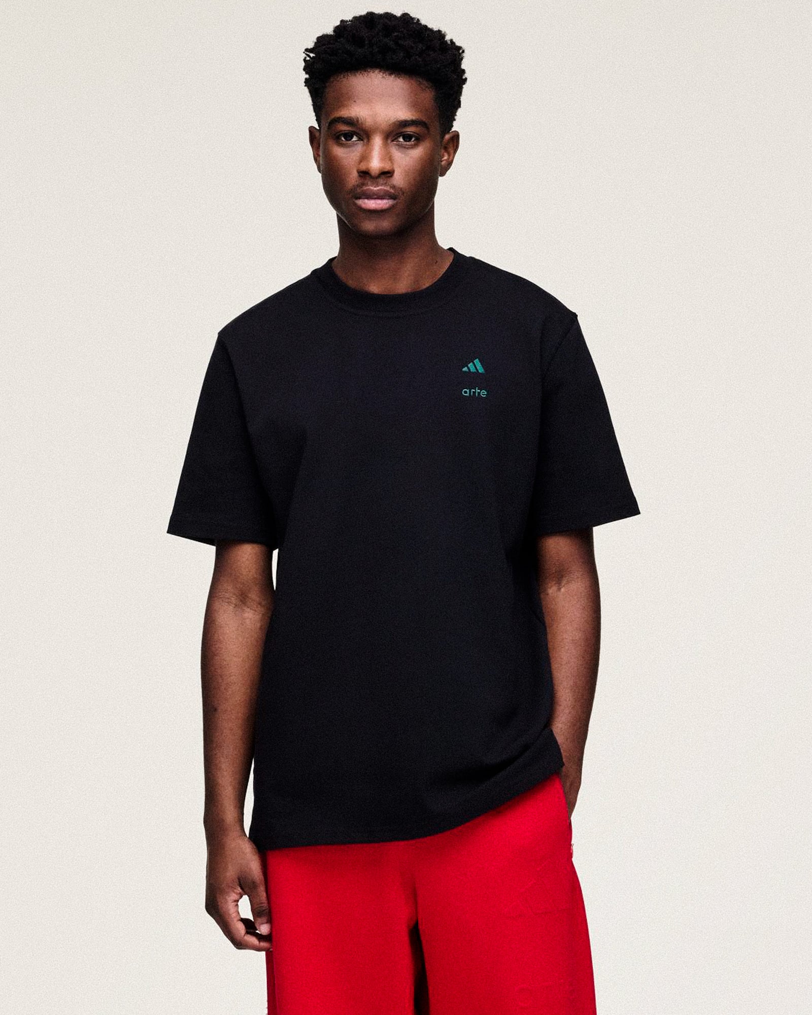 adidas T-Shirt Black T-Shirts KD1630 On Model Front View | Overkill