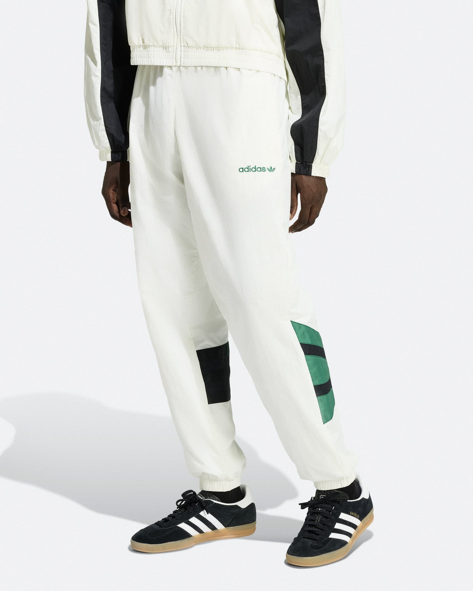 adidas Off White Aurora Coffee Sweat & Track Pants KE2148 On Model Front View | Overkill