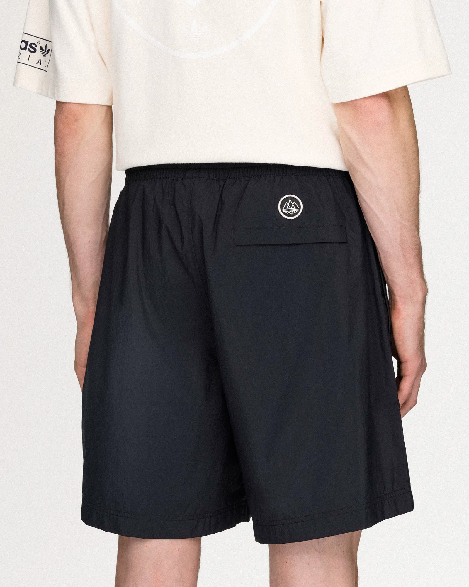 adidas Hudswell Shorts SPZL Black Shorts KF6824 On Model Back View | Overkill