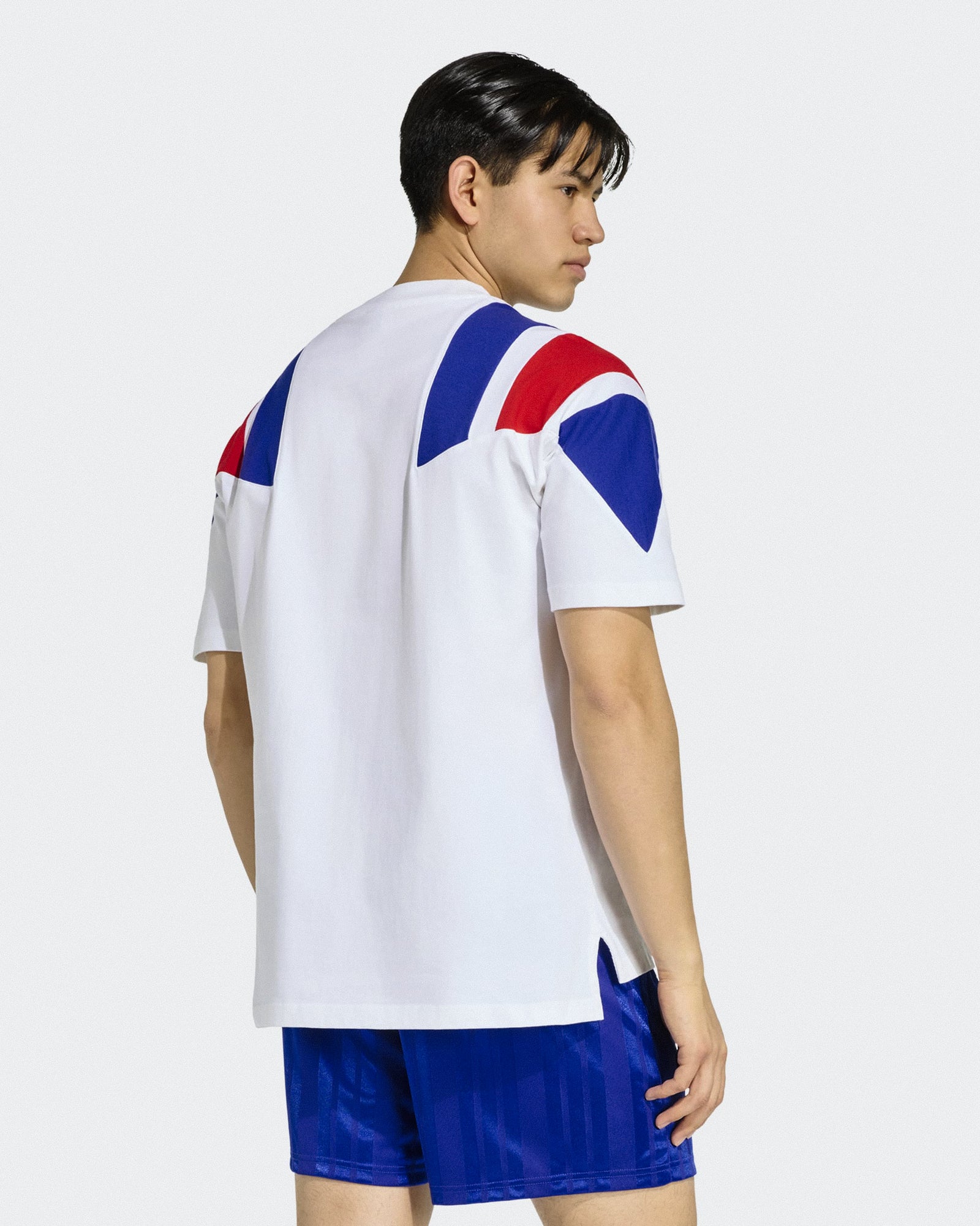 adidas JFA Japan Equipment Tee White T-Shirts KG0230 On Model Back View | Overkill