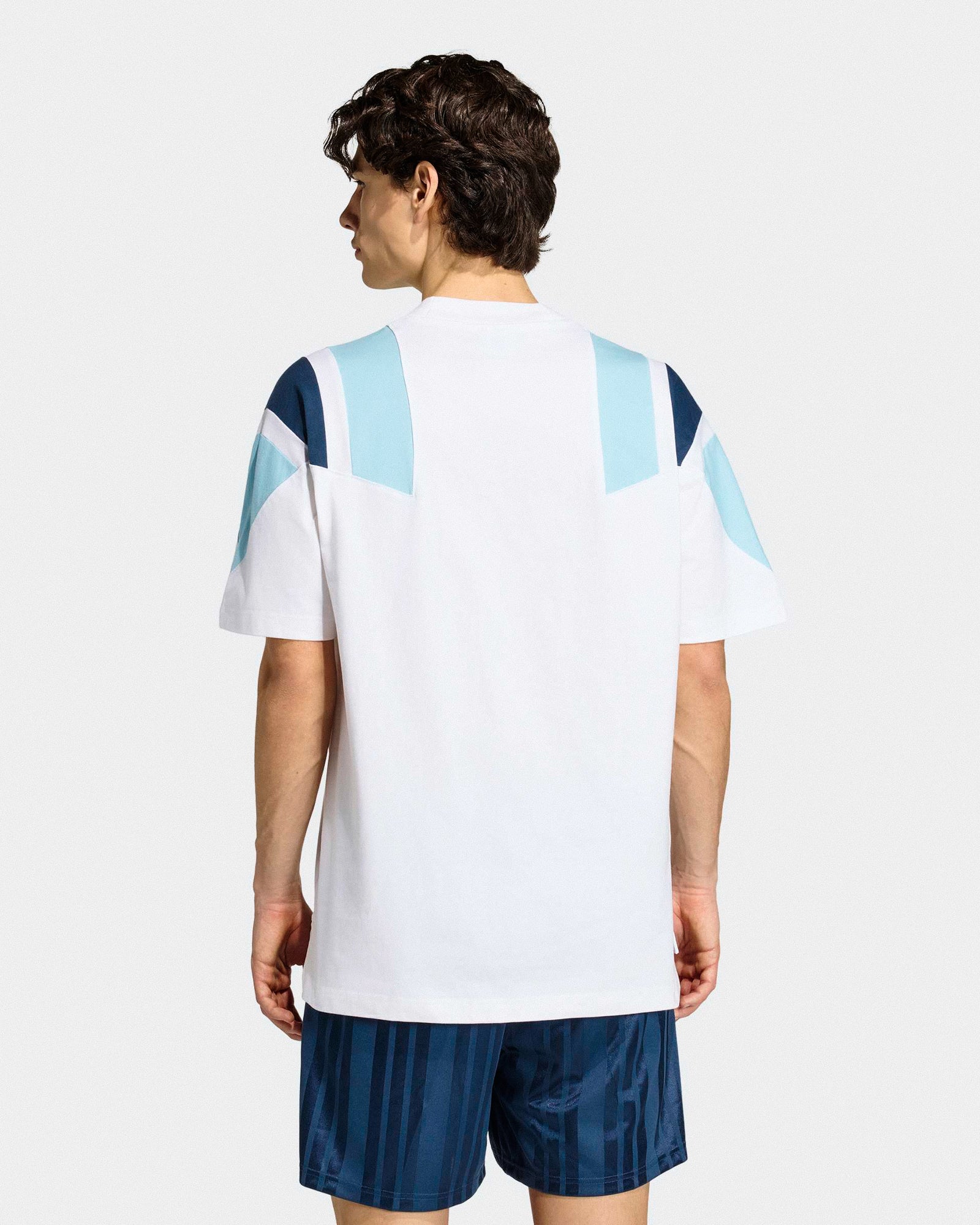 adidas AFA Argentina Equipment Tee White T-Shirts KG2288 On Model Back View | Overkill