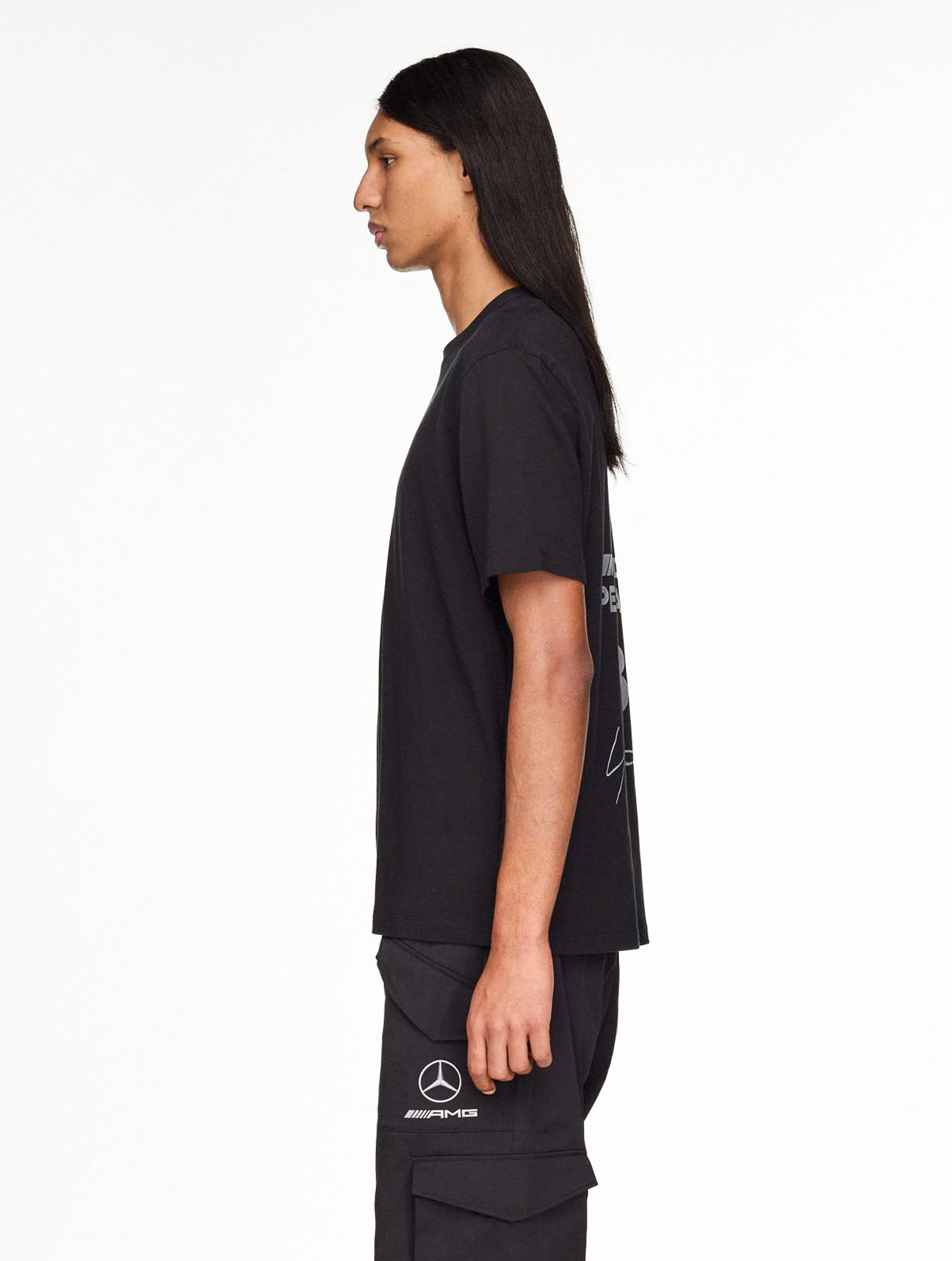 Mercedes-AMG Petronas F1 x Y-3 F1 Logo SS Tee Black T-Shirts KR2373 Style Inspiration | Overkill