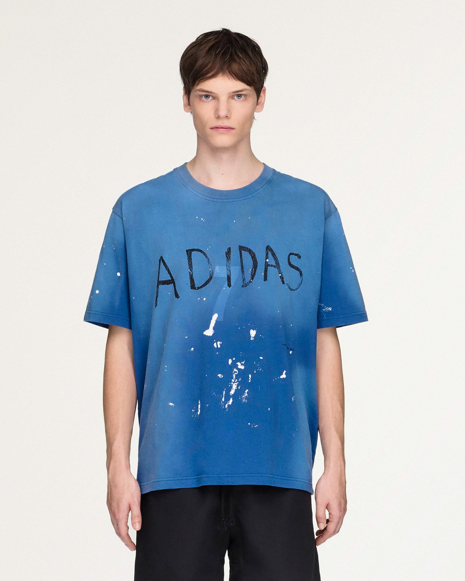 Song for the Mute x adidas SS Tee Dusky Petrol T-Shirts KS1341 On Model Front View | Overkill