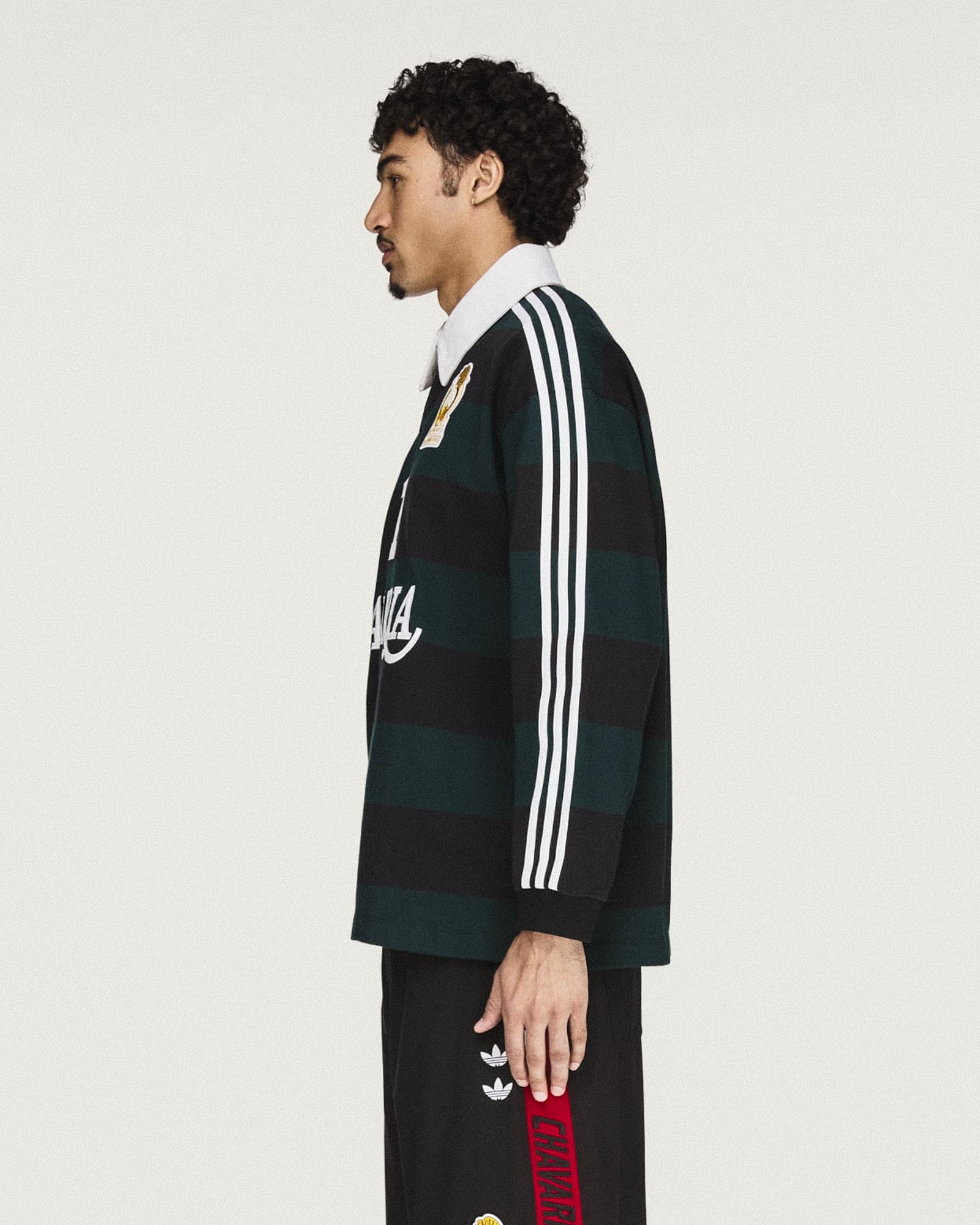 Willy Chavarria x adidas Rugby Longsleeves Aurora Ivy Longsleeves KV1977 Style Inspiration | Overkill