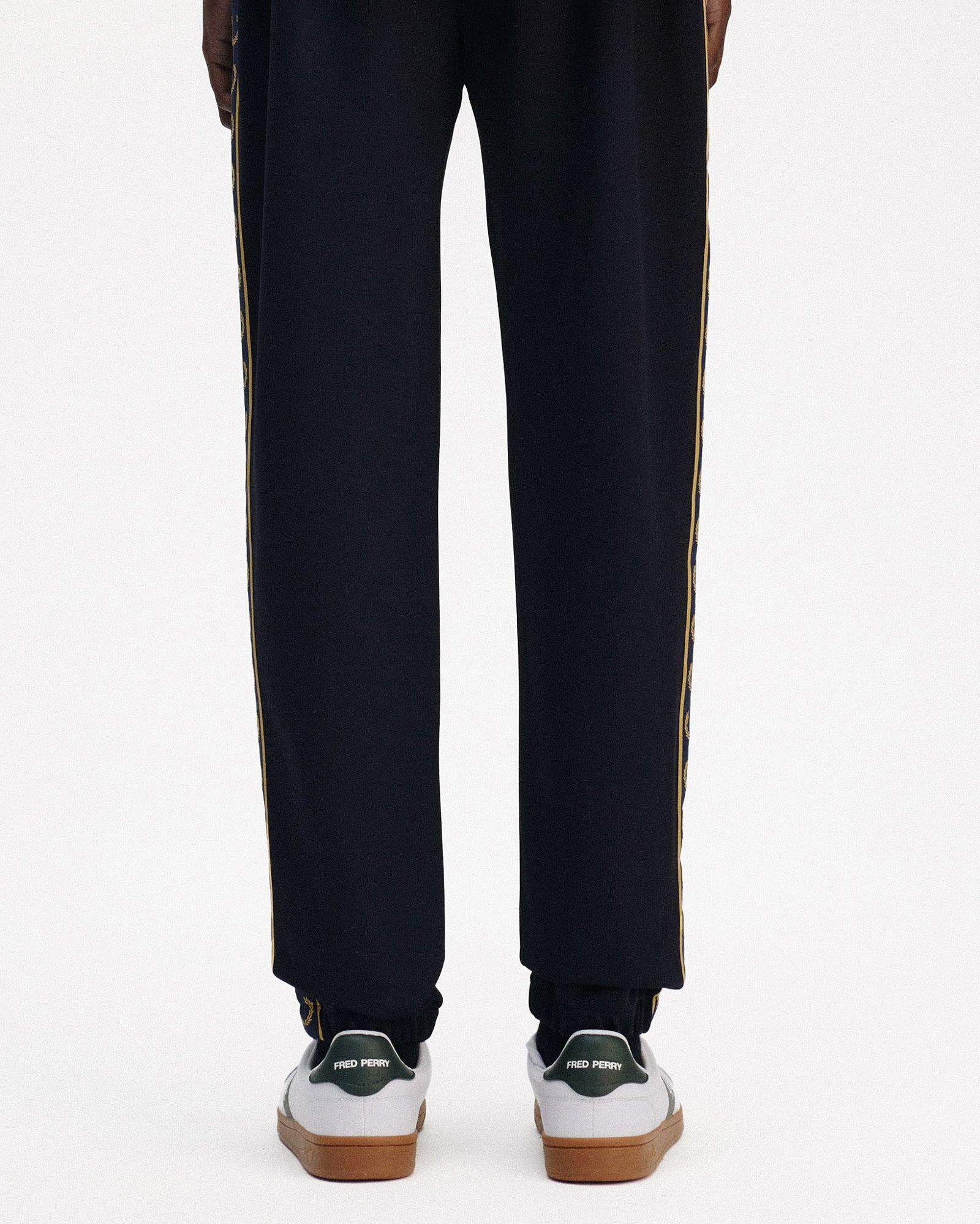 Fred Perry Contrast Tape-Track Pant Navy / Honeycomb Sweat & Track Pants Detail view 1 | Overkill