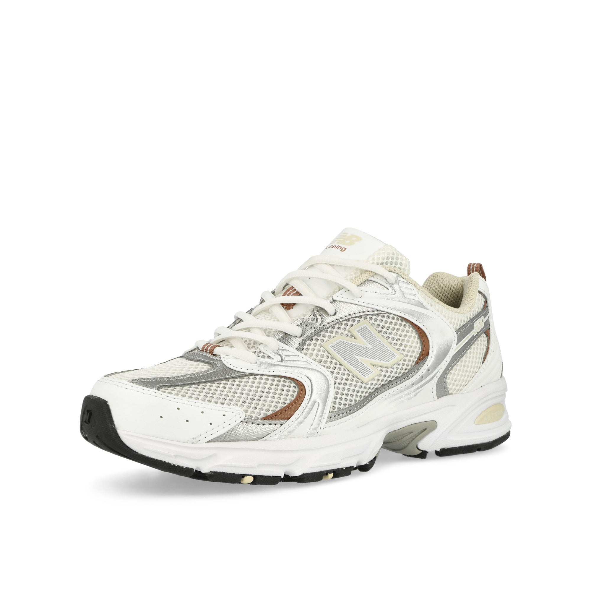 New Balance MR530SGA White / Silver Metallic Low Top Sneakers Close Up | Overkill