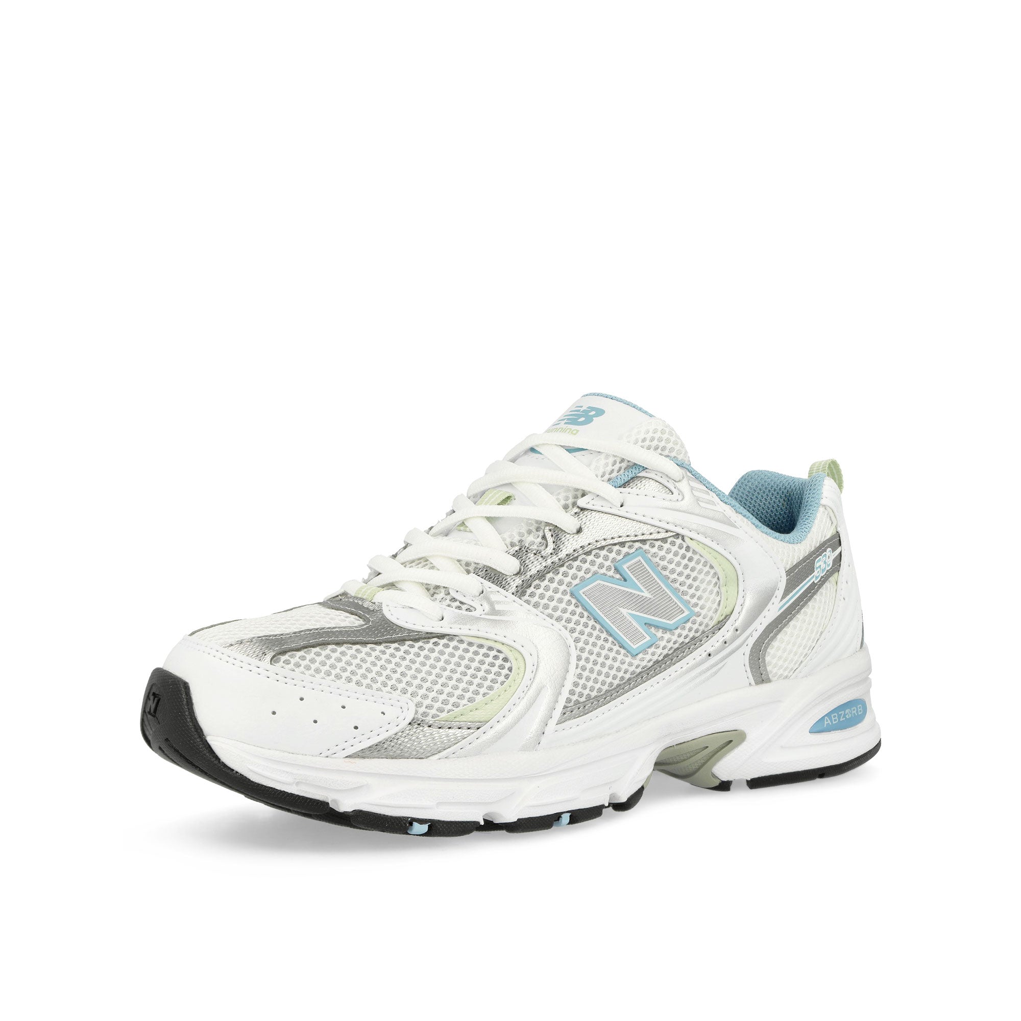 New Balance MR530SGB White Low Top Sneakers Close Up | Overkill