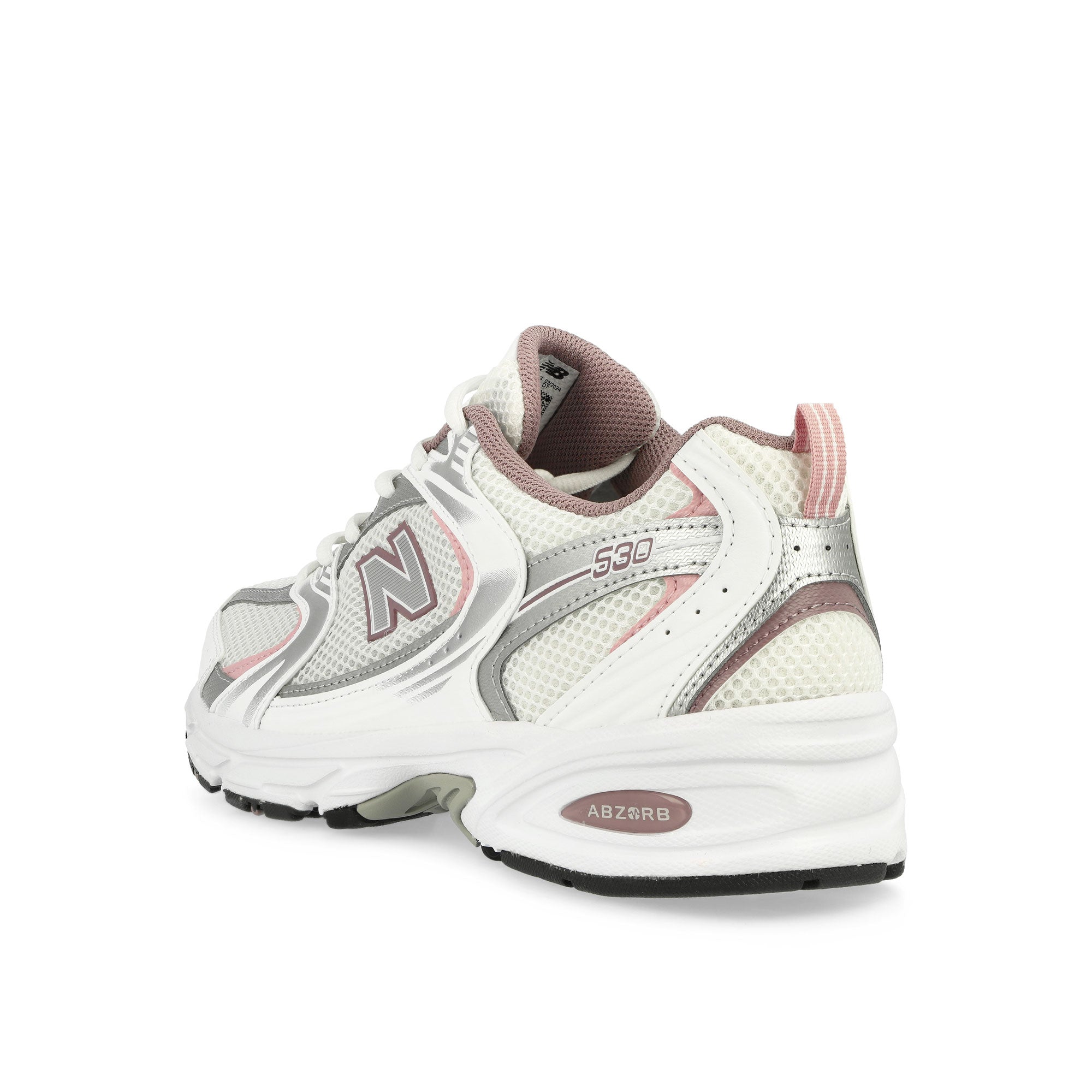 New Balance MR530SGC White / Silver Metallic Low Top Sneakers Material | Overkill