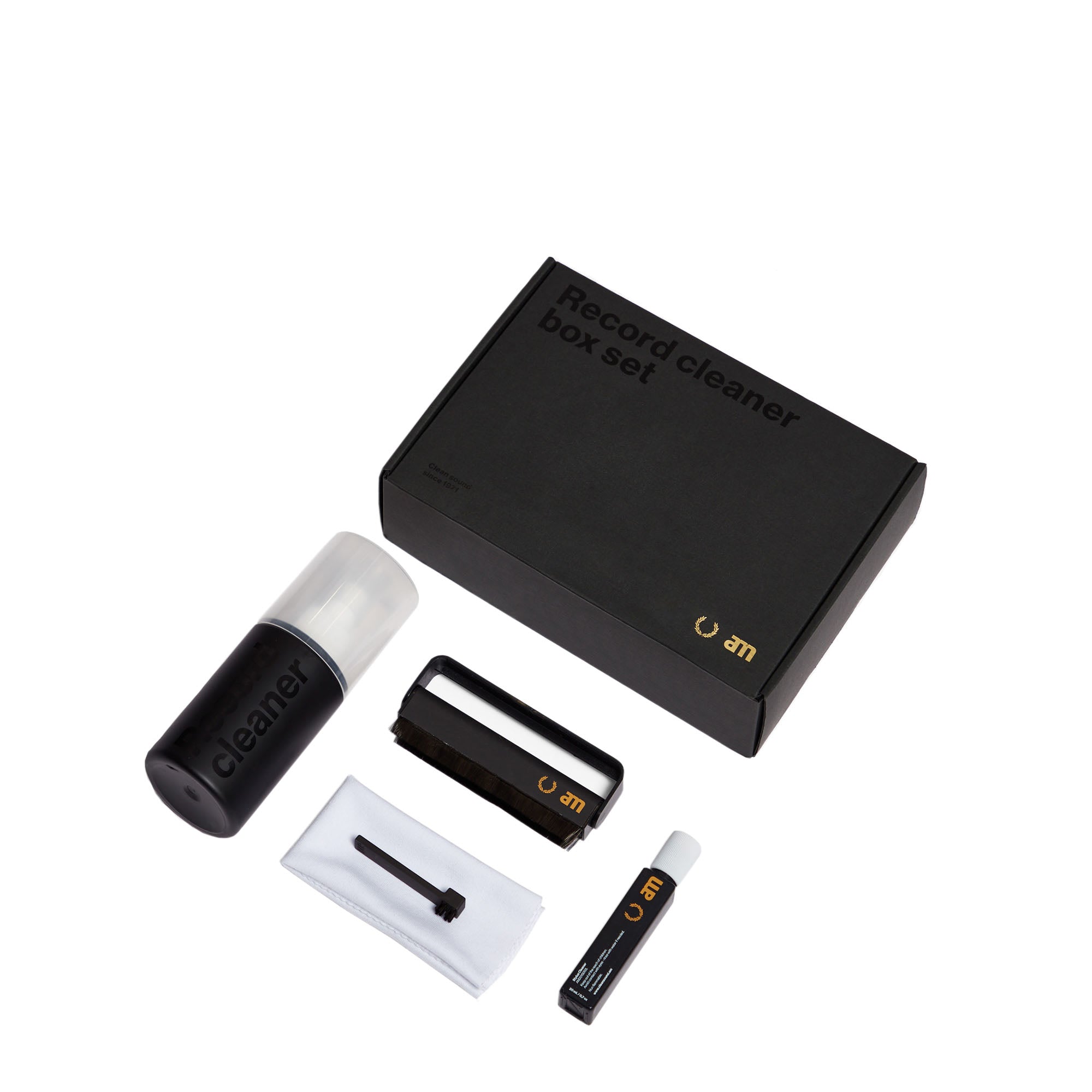 Fred Perry AM x Fred Perry Record Cleaning Kit Black Various MS2711-102 | Overkill