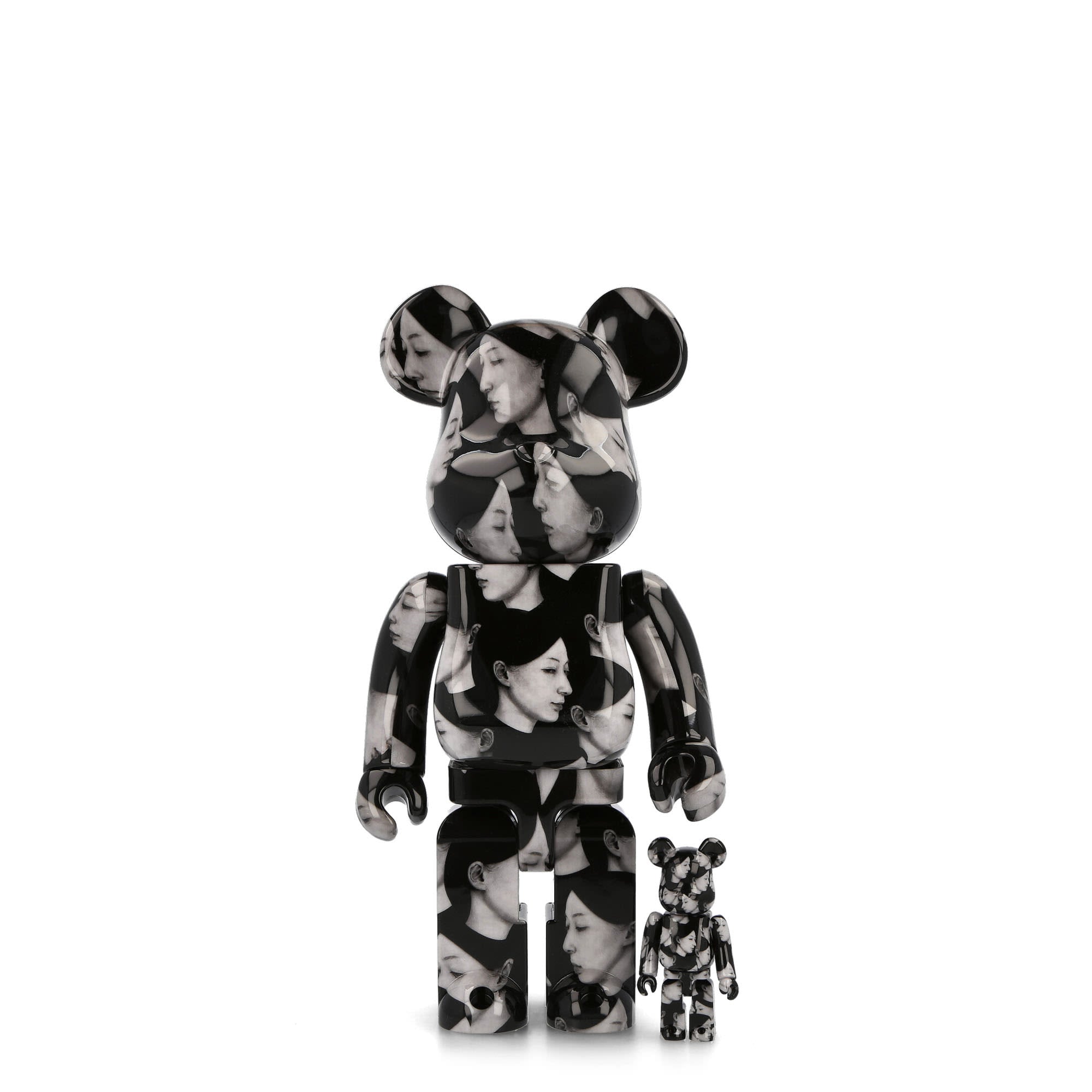 BE@RBRICK MCM BLACK Ver. 100％ & 400％ Bearbrick MCM 100% & 400% Set Black - US
