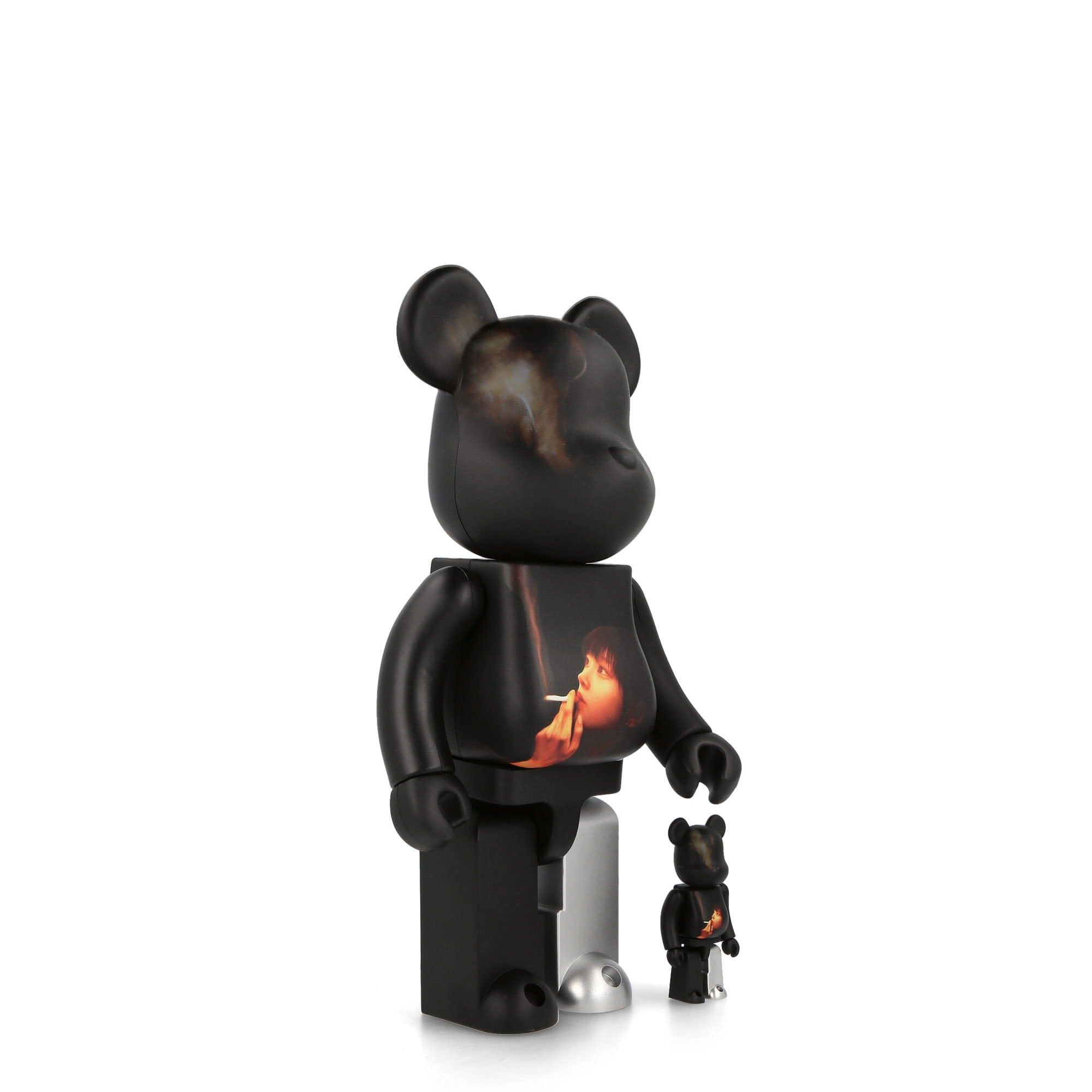 Medicom Be@rbrick Black Scandal Ideal Self 400% + 100% Multicolor Collectibles & Toys Close-up | Overkill