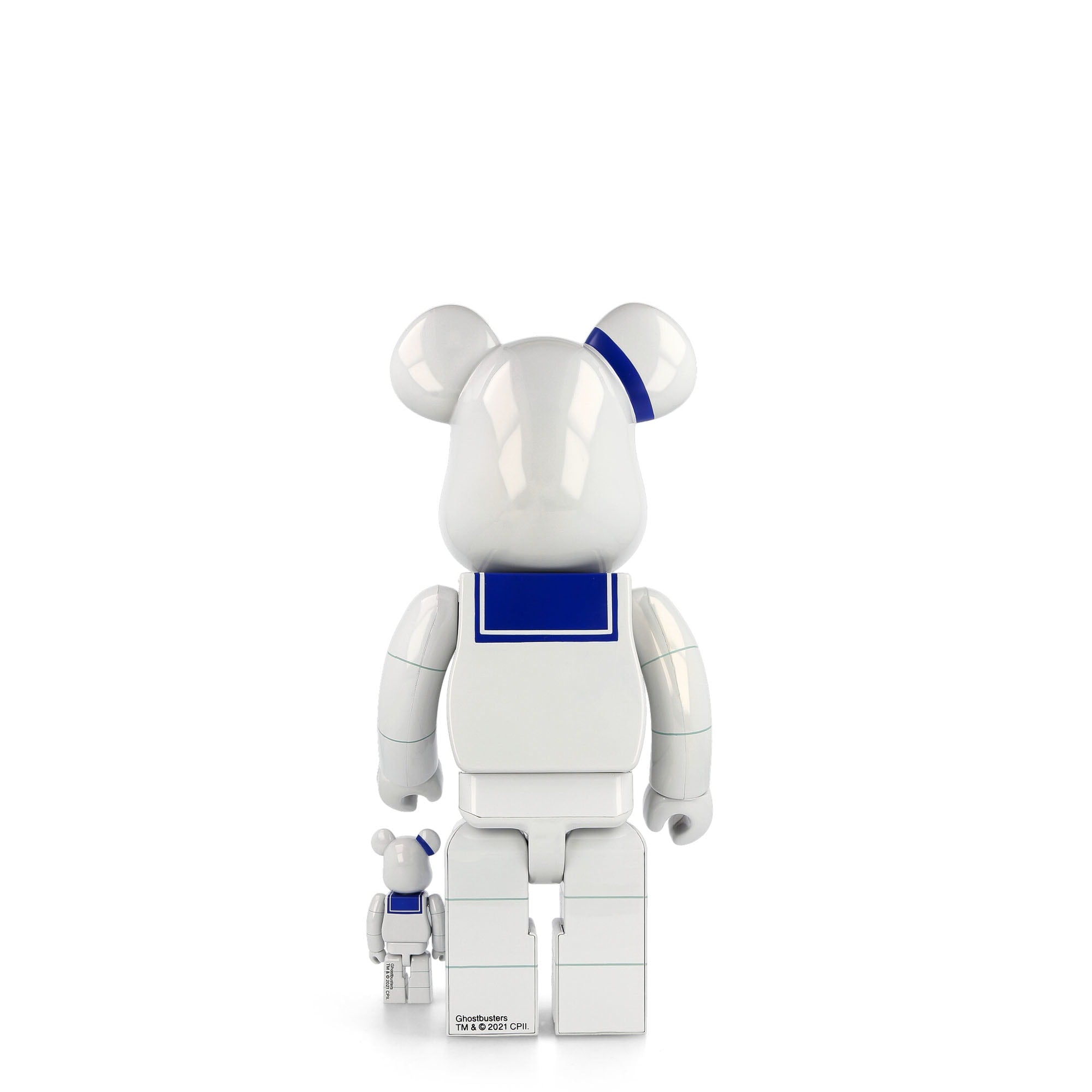 Medicom Be@rbrick Stay Puft Marshmallow Man White Chrome Version 400% + 100% Multicolor Collectibles & Toys Detailfoto | Overkill