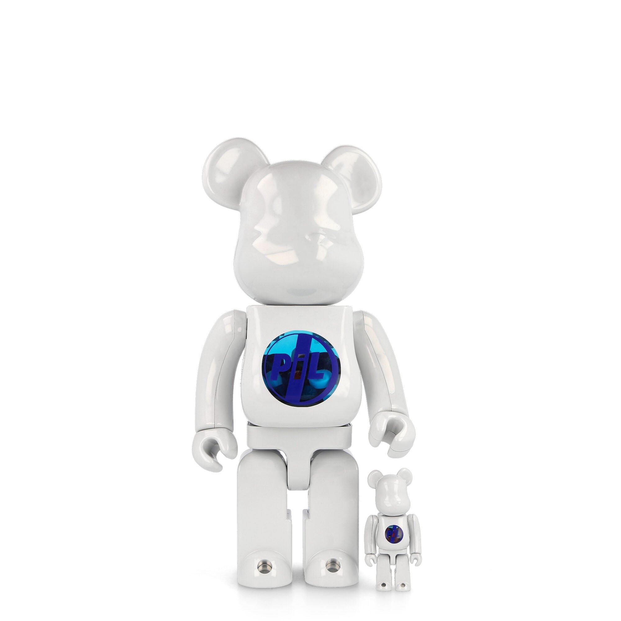 Medicom Be@rbrick PiL Chrome Version 400% + 100% Multicolor Collectibles & Toys PILXMBPCV400100 | Overkill