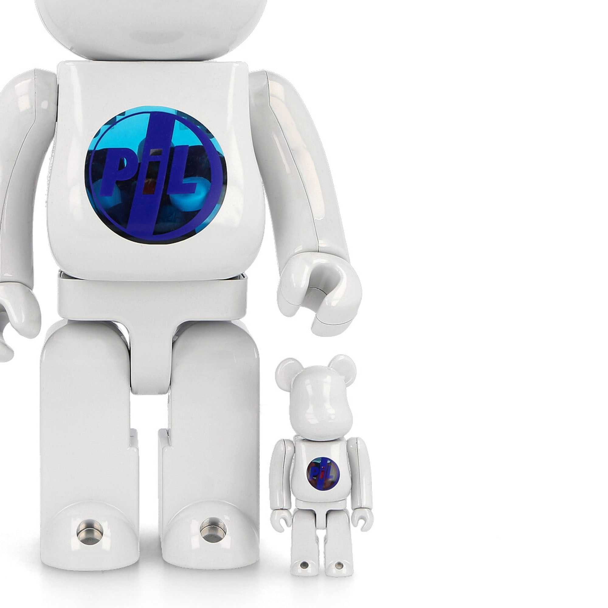 Medicom Be@rbrick PiL Chrome Version 400% + 100% Multicolor Collectibles & Toys Detail view 1 | Overkill