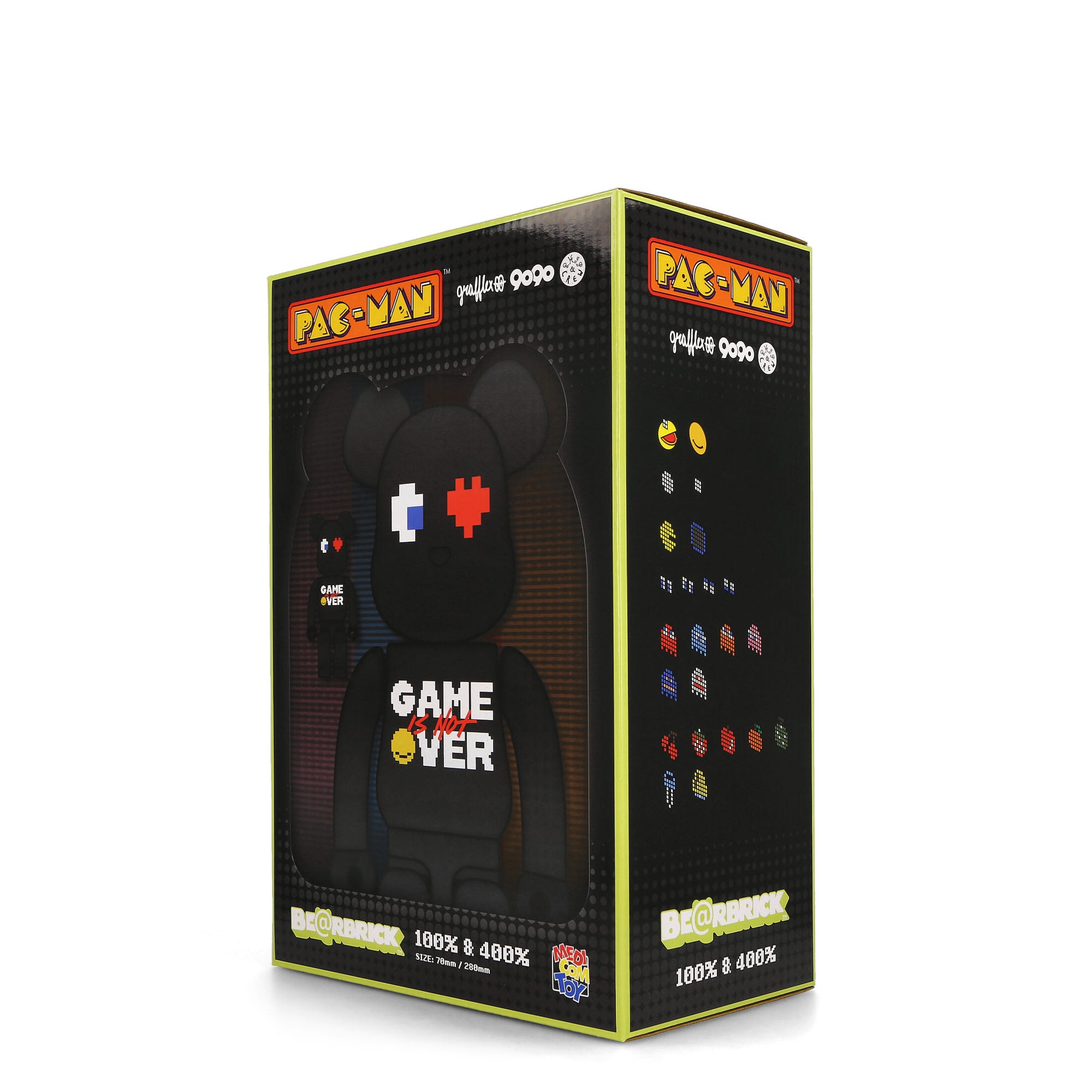Medicom Be@rbrick Pac-Man 400% + 100% Multicolor Collectibles & Toys Detail view 2 | Overkill