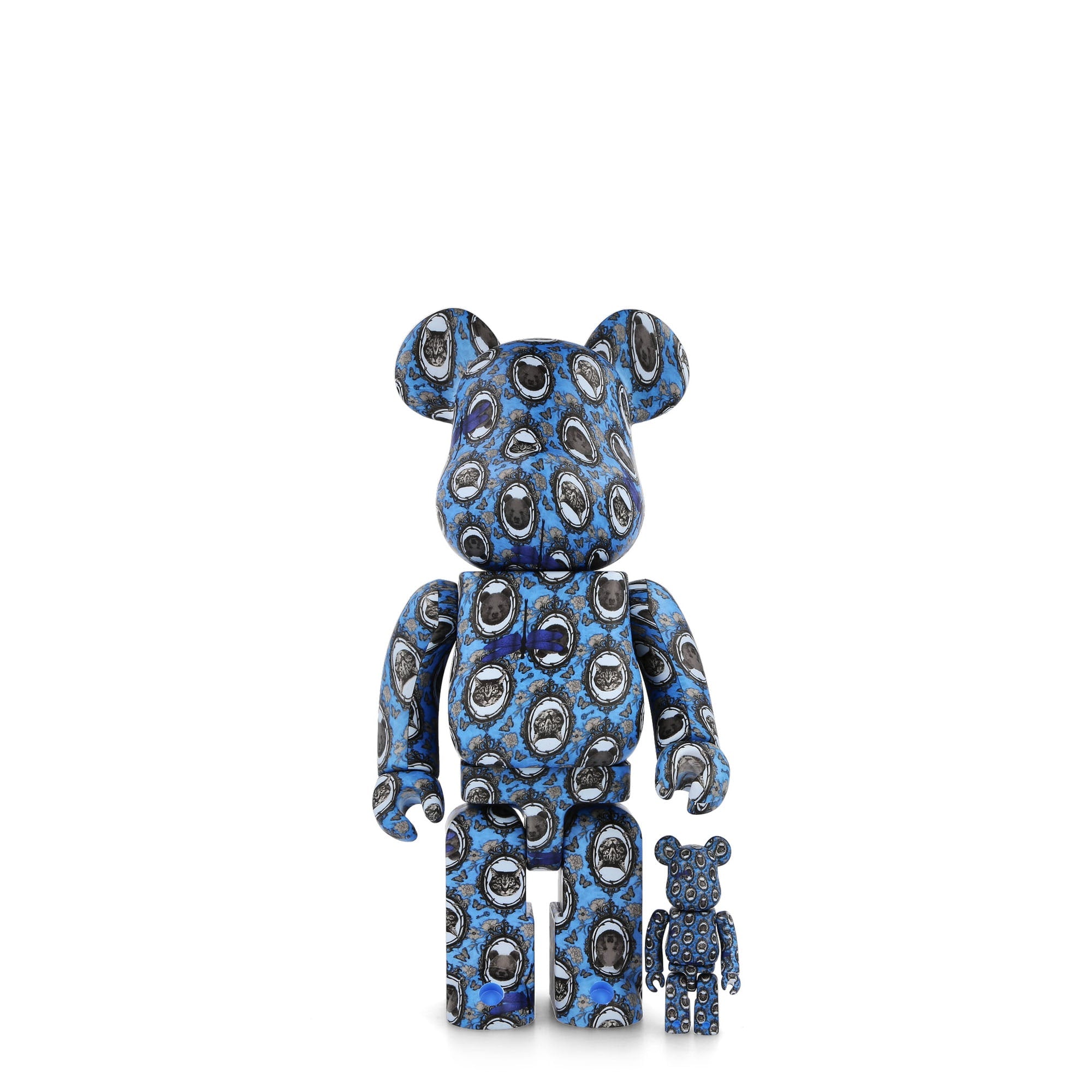 Medicom Be@rbrick Robe Japonica Mirror 400% + 100% Multicolor Collectibles & Toys MBRJM400100 | Overkill