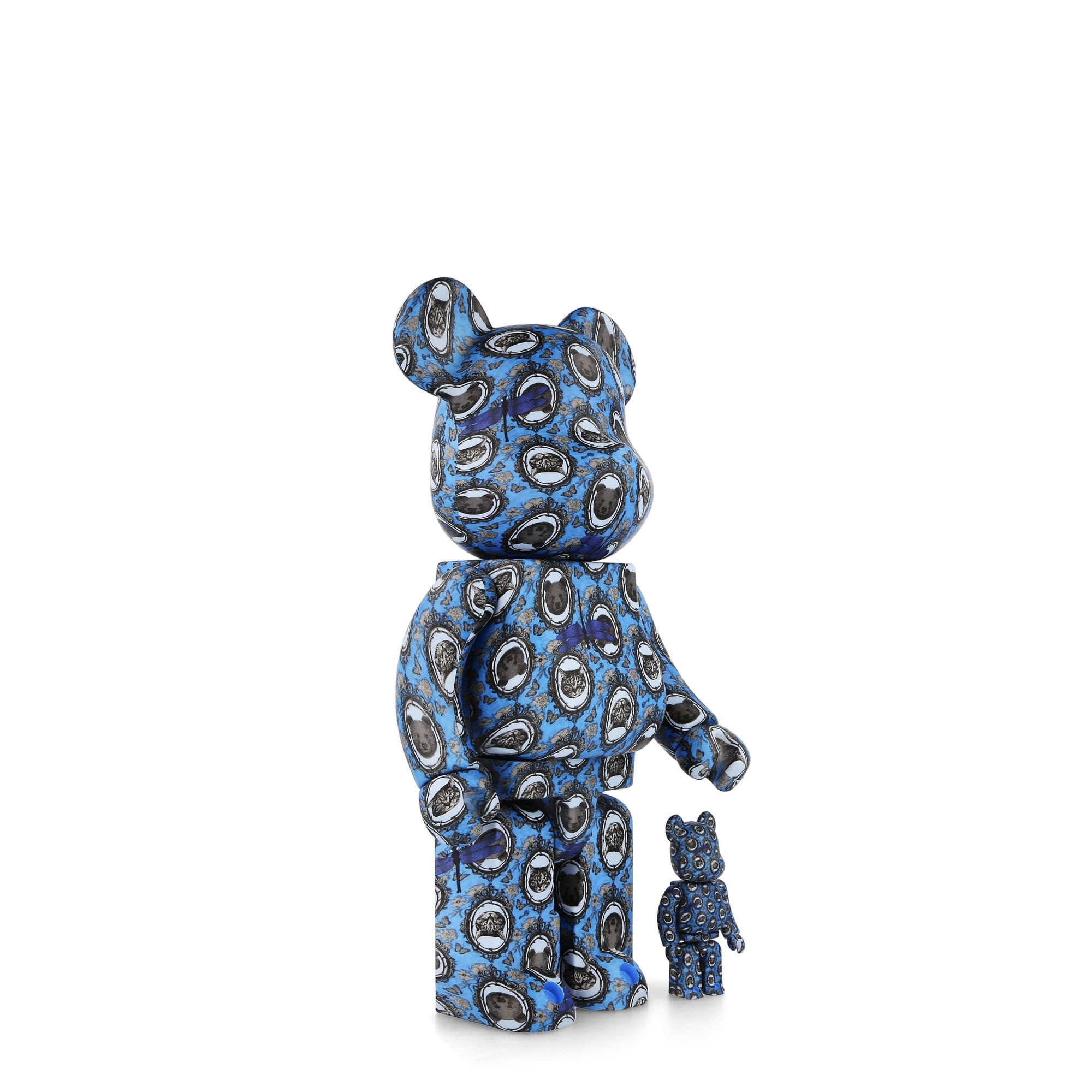 Medicom Be@rbrick Robe Japonica Mirror 400% + 100% Multicolor Collectibles & Toys Close-up | Overkill