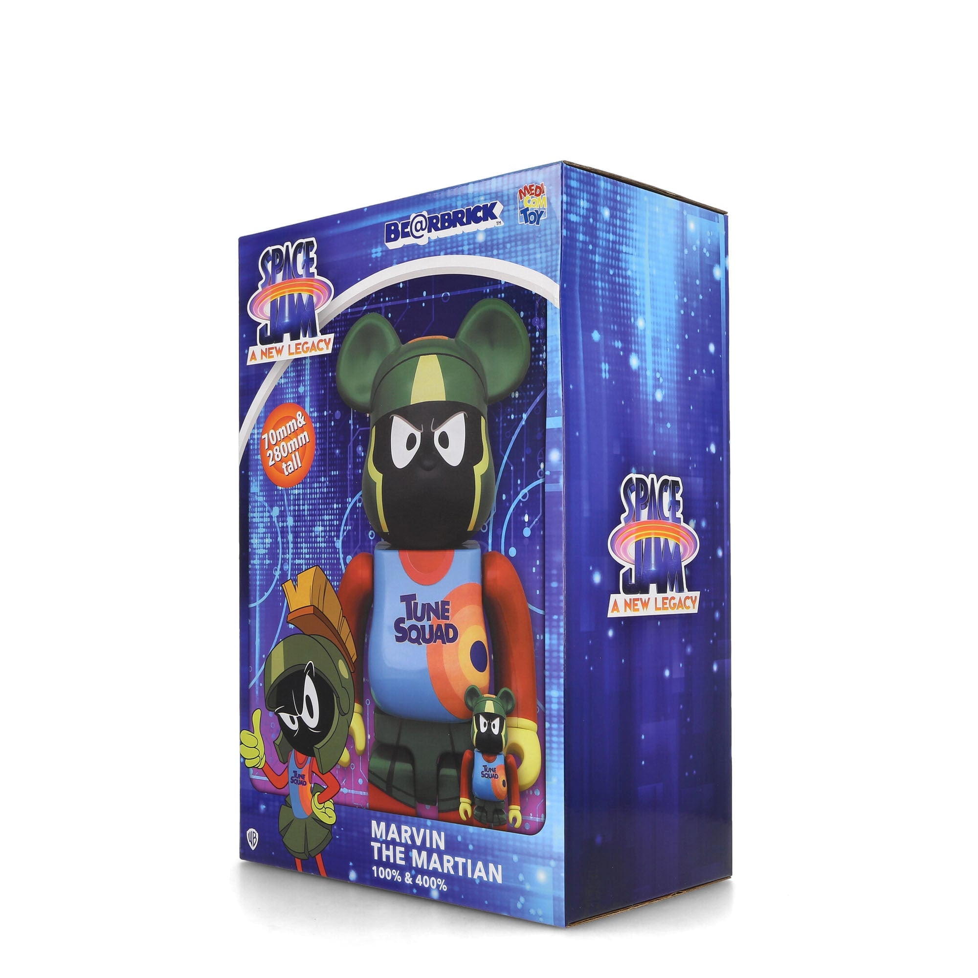 Medicom Be@rbrick Marvin The Martian 400% + 100% Multicolor Collectibles & Toys Detail view 2 | Overkill
