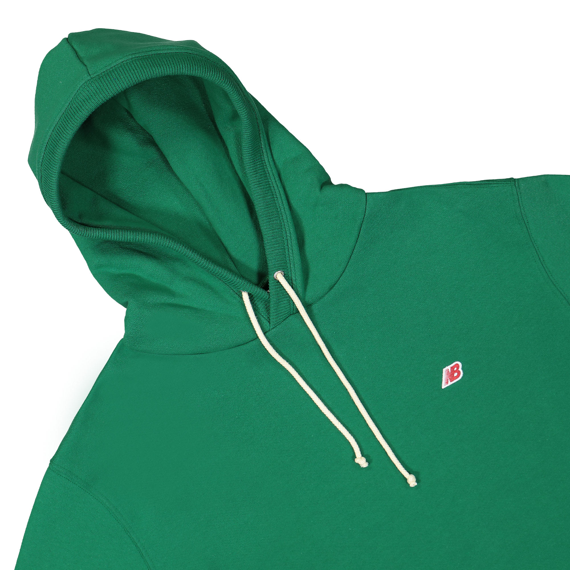 New Balance Made In USA Core Hoodie Classic Pine Hoodies Close-up | Overkill